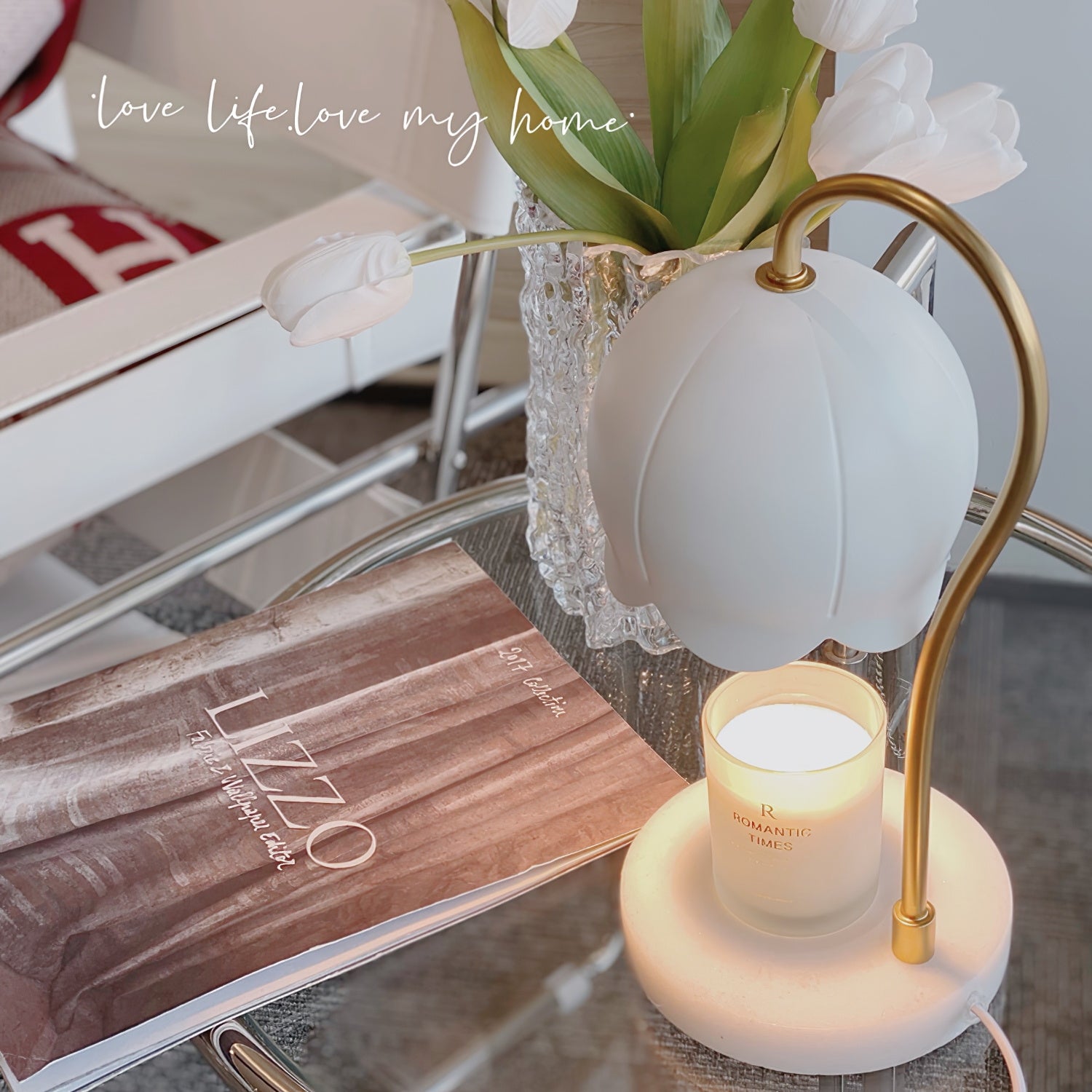 Flower Candle Warmer Lamp - Lumpaz