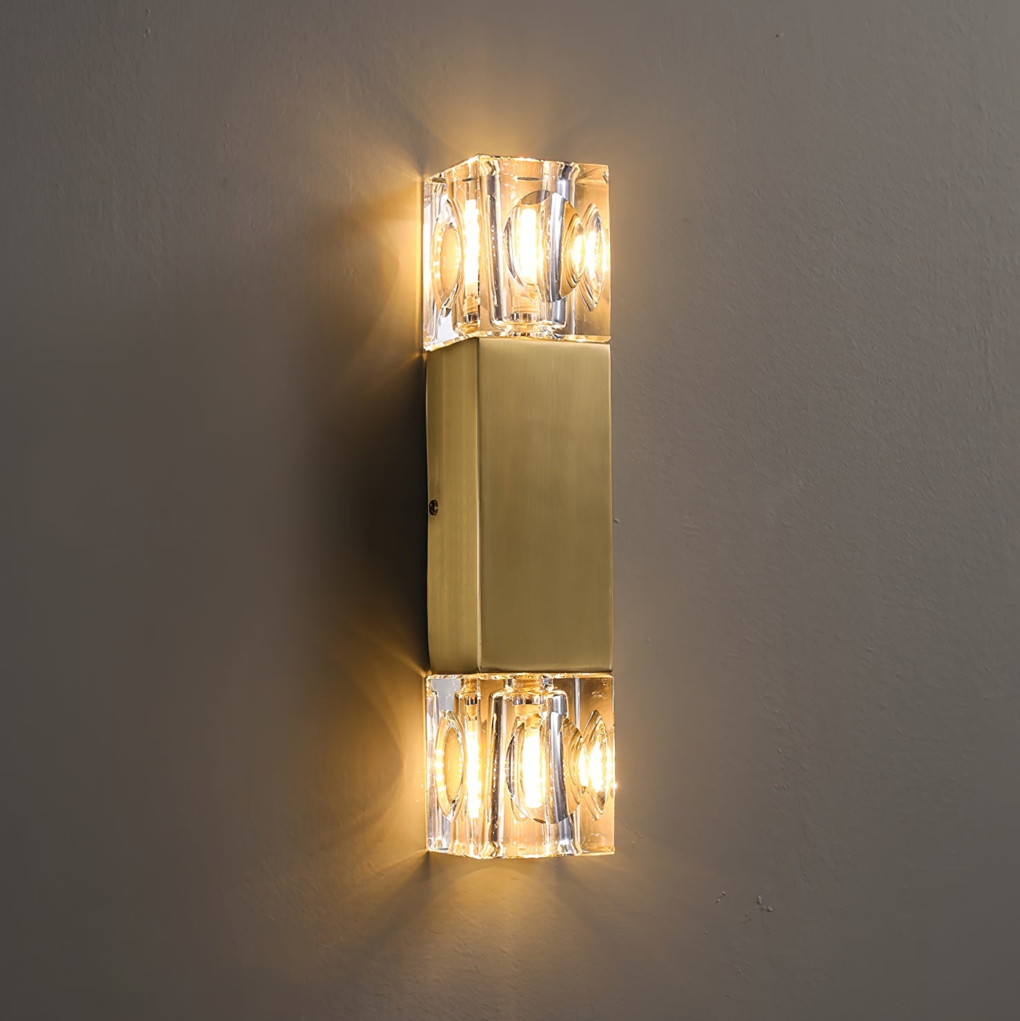 Rectangle Crystal Wall Lamp - Lumpaz