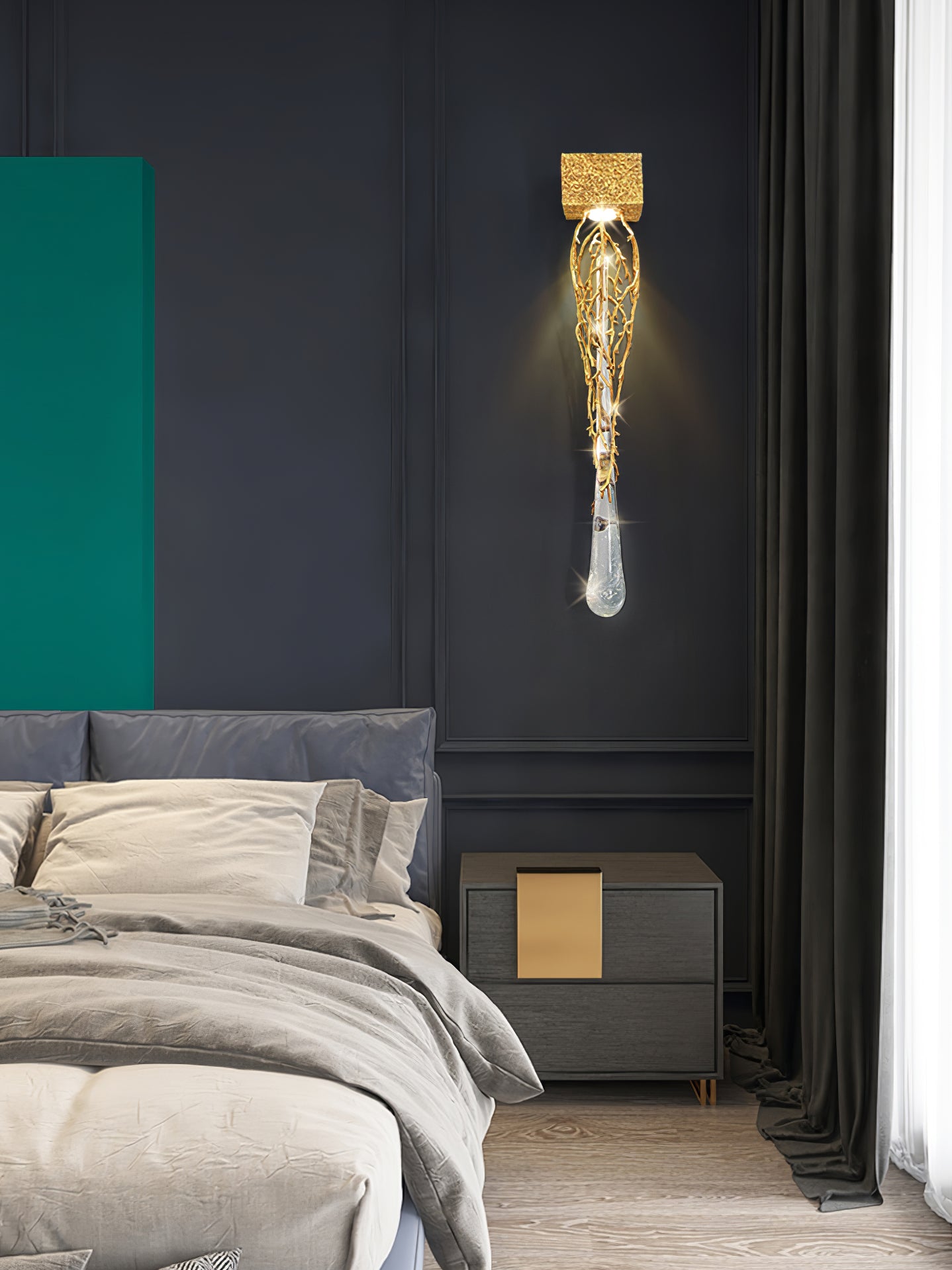 Liquid Drop Wall Lamp - Lumpaz