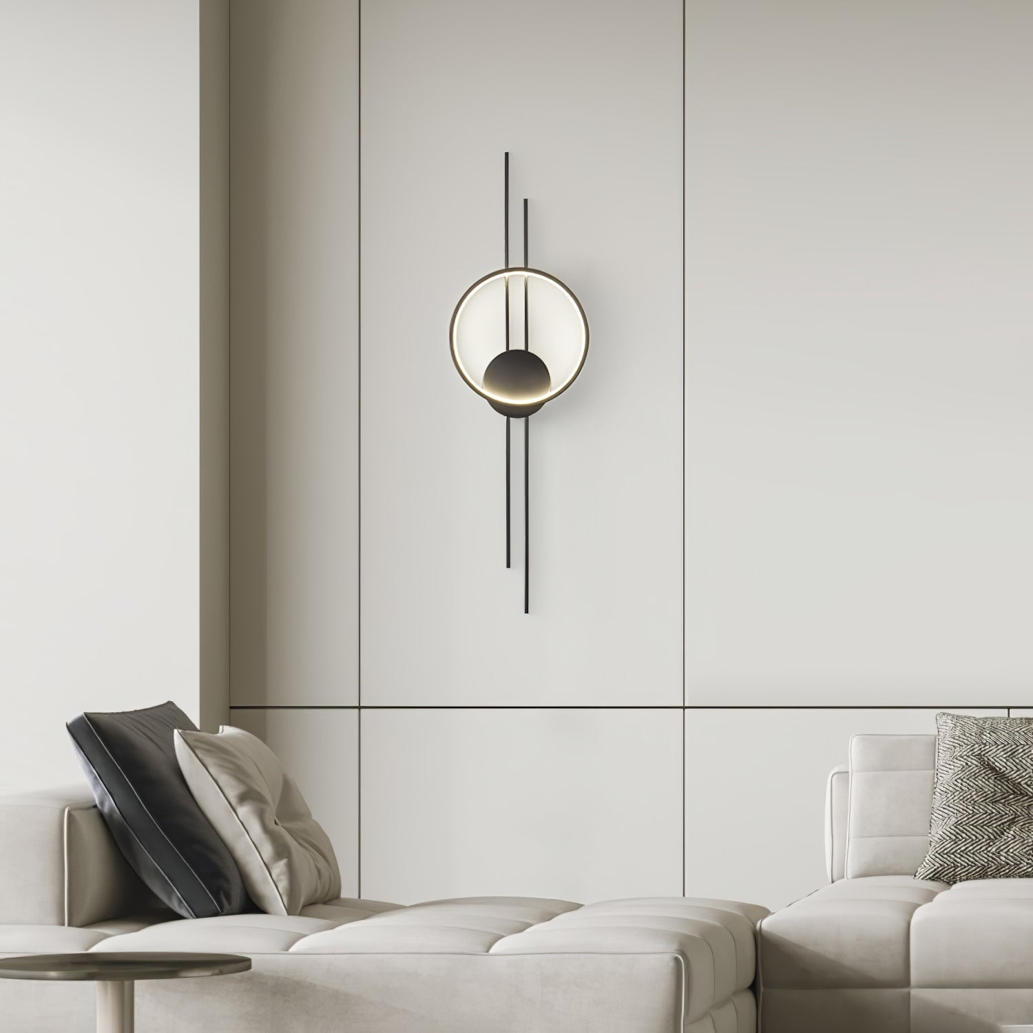Circle And Line Wall Lamp - Lumpaz