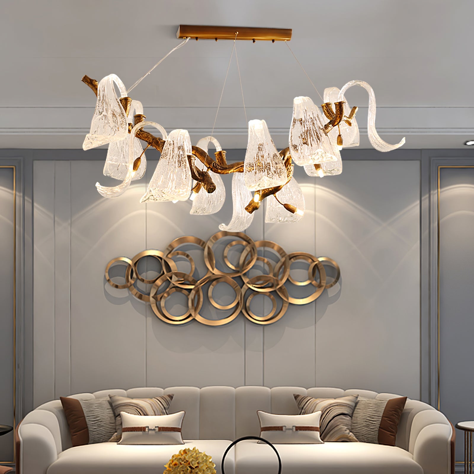 Icarus Wings Horizontal Chandelier - Lumpaz