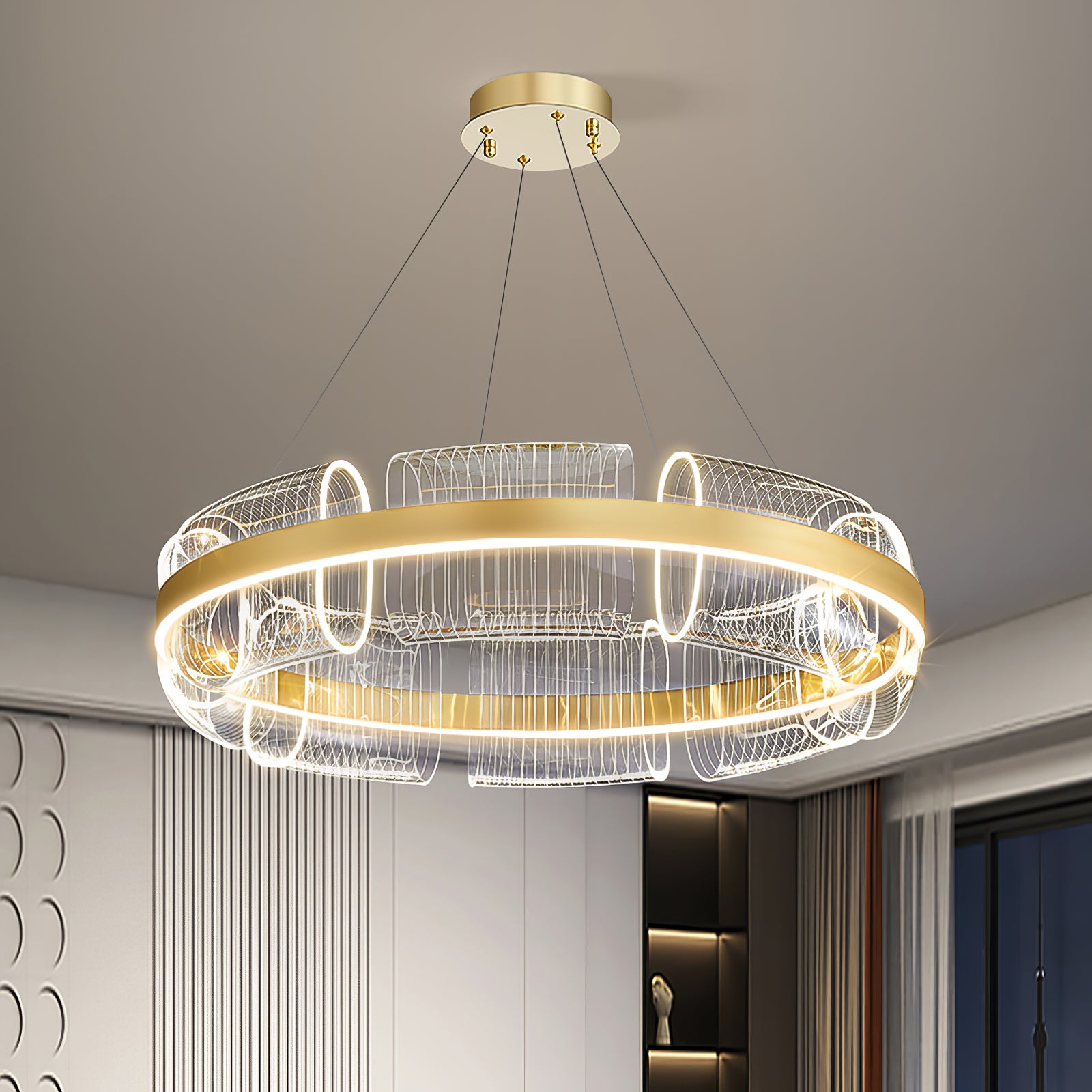 Bangle Rings Chandelier - Lumpaz