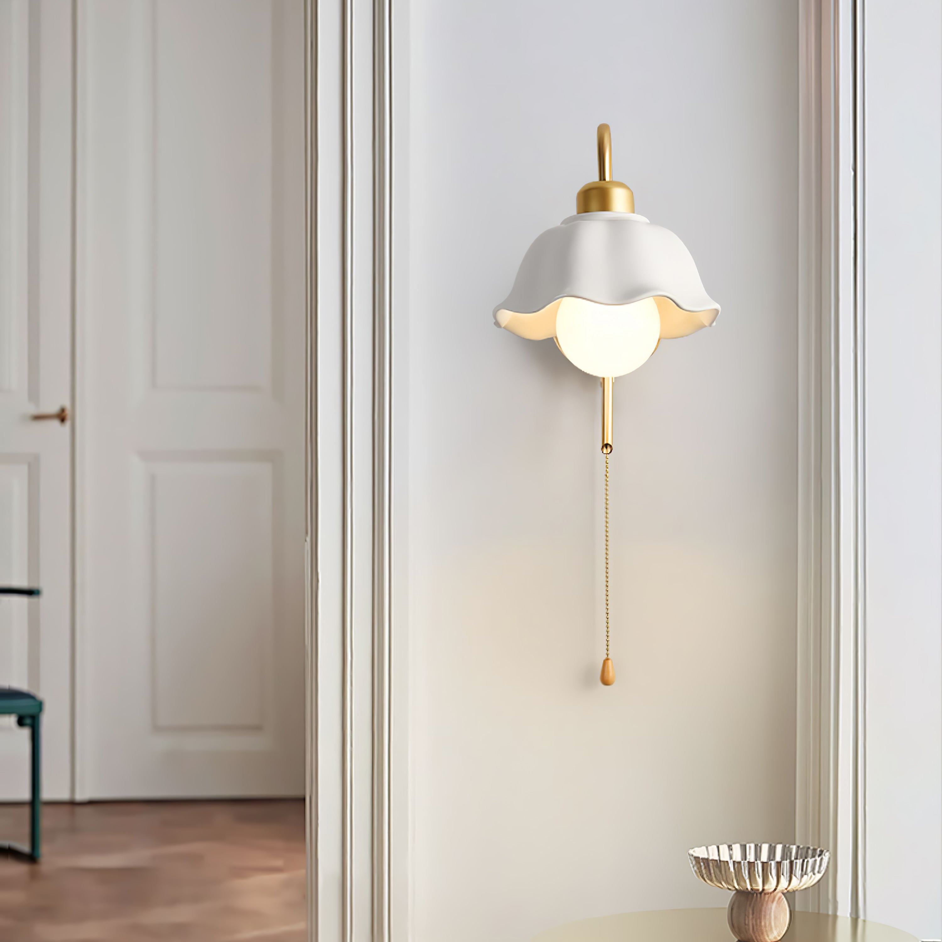 Flower Ceramic Wall Lamp - Lumpaz