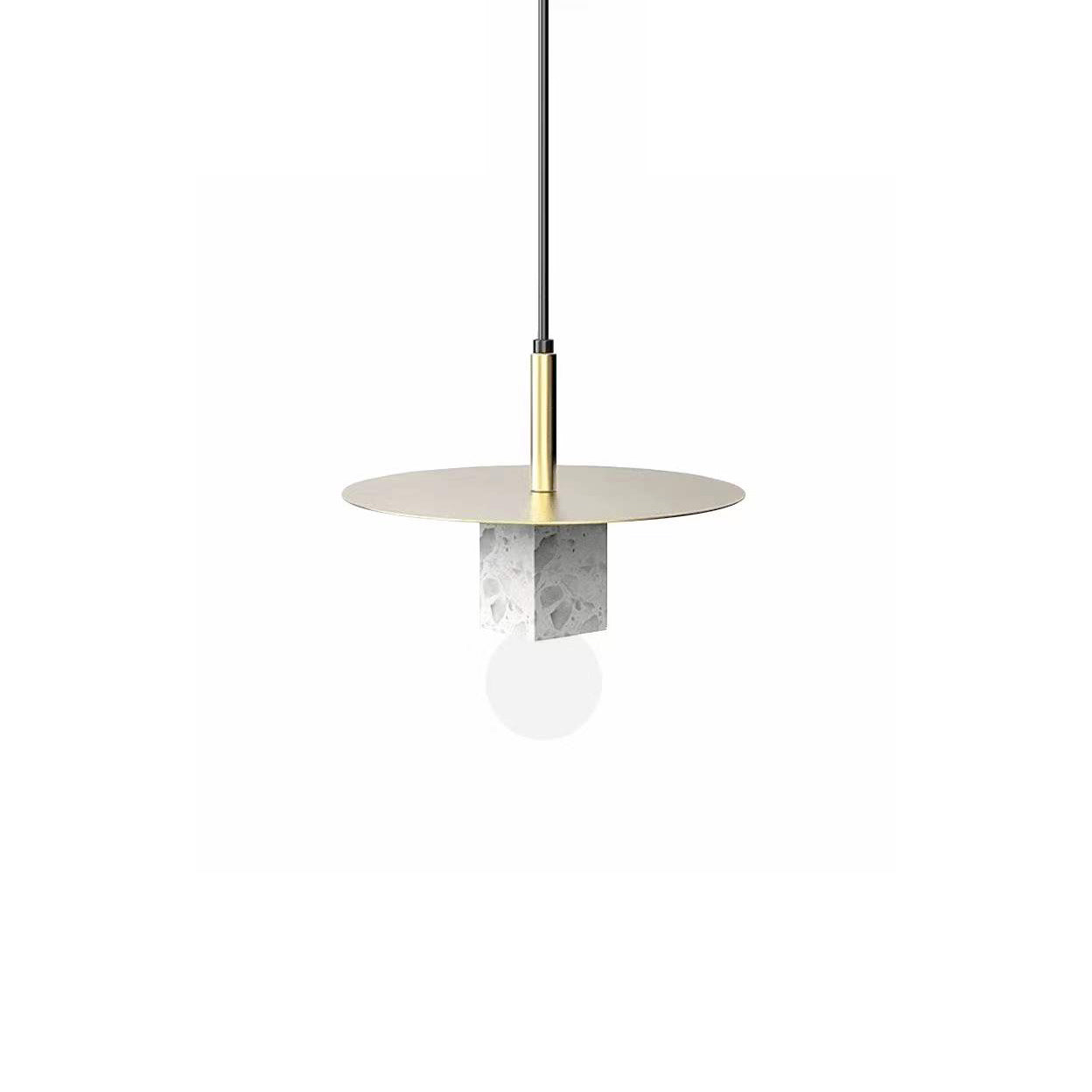 Stone Square Pendant Lamp - Lumpaz