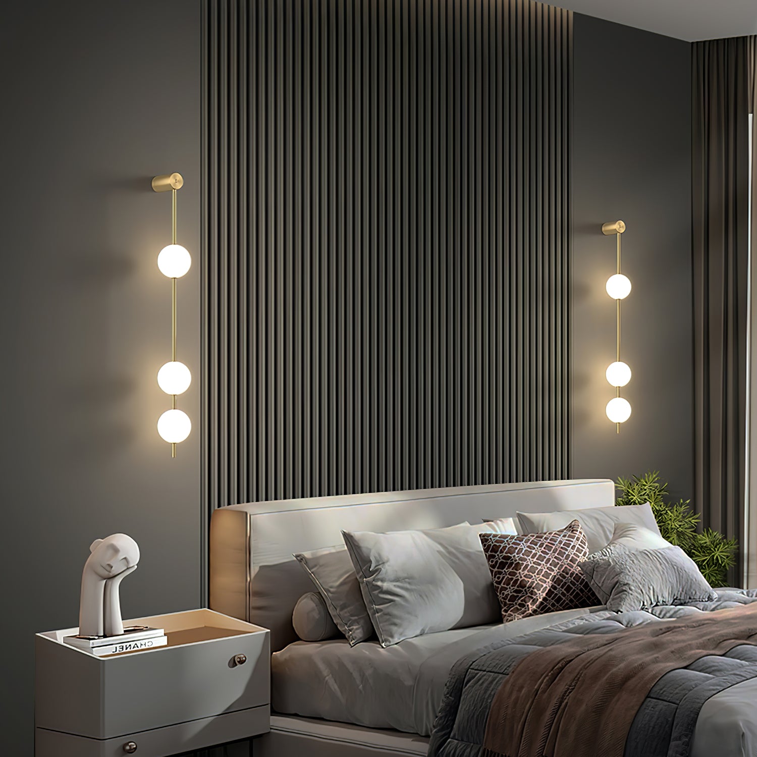 Vertical Balls Wall Lamp - Lumpaz
