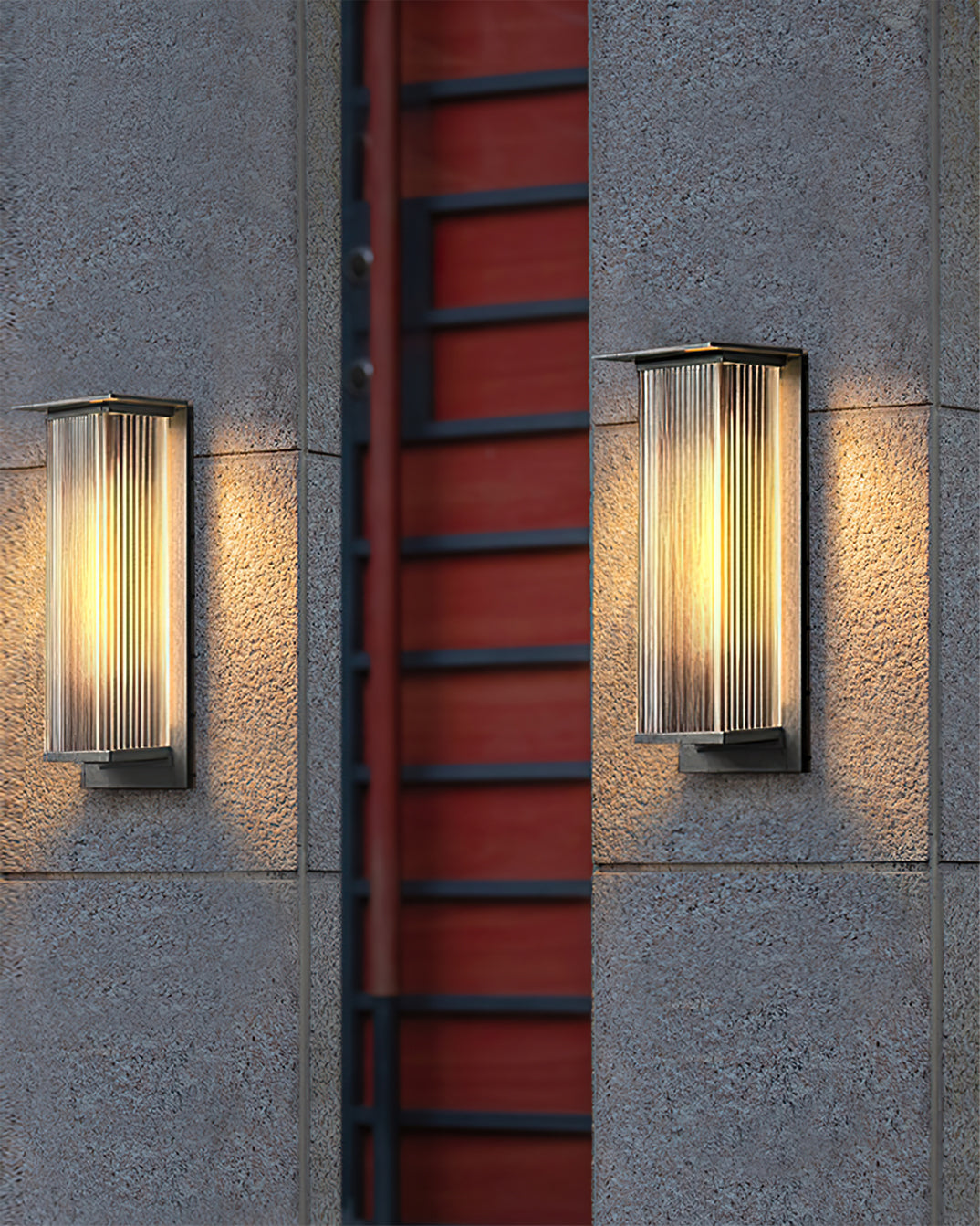 Oleron Box Outdoor Wall Lamp - Lumpaz
