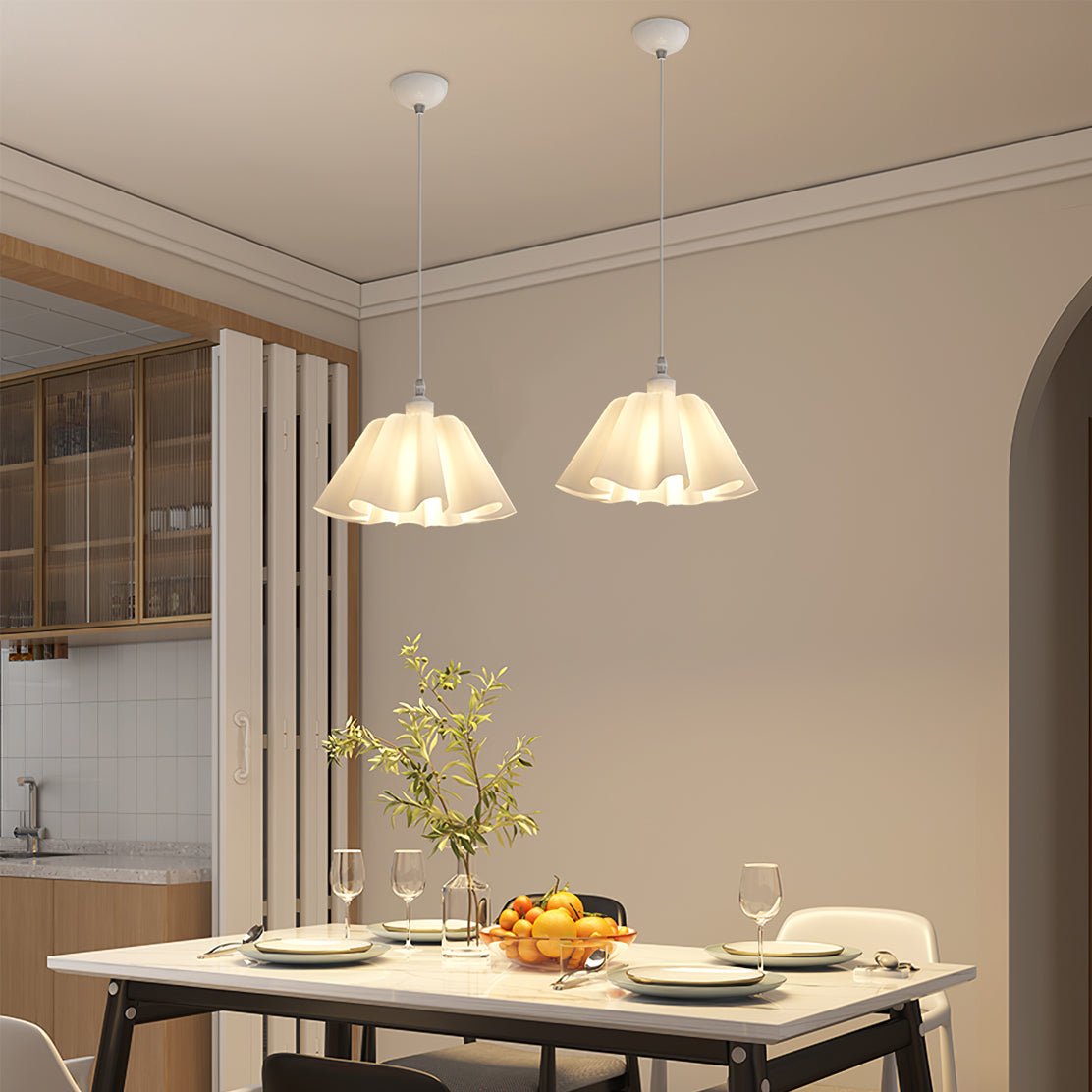 Danish Pleated Pendant Lamp - Lumpaz