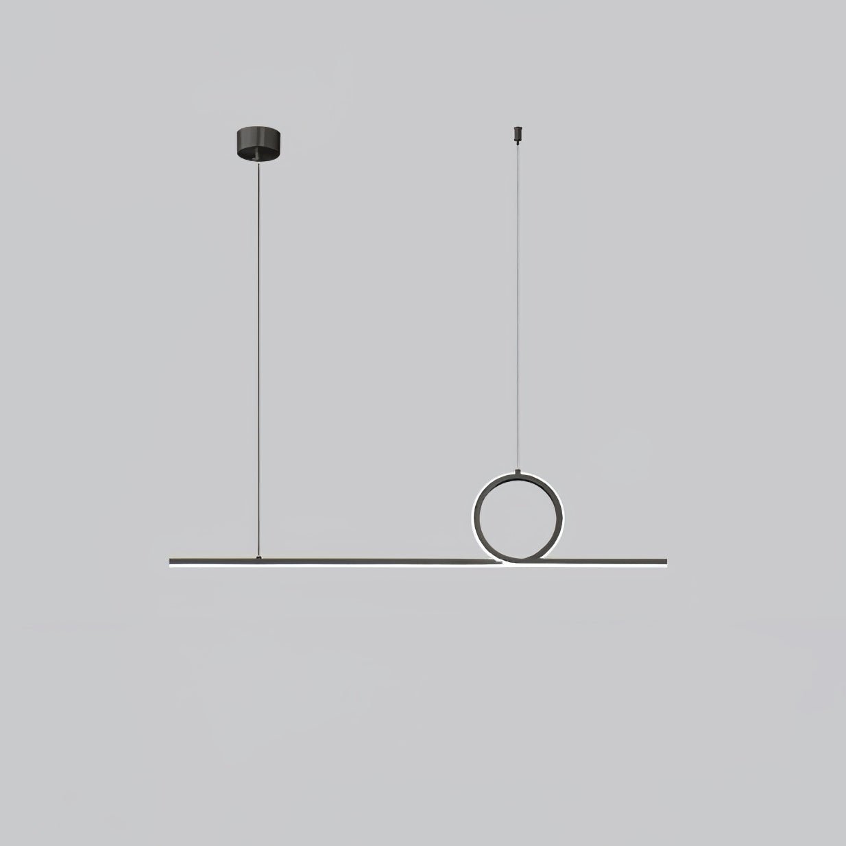 Centre Loop Linear Pendant Lamp - Lumpaz