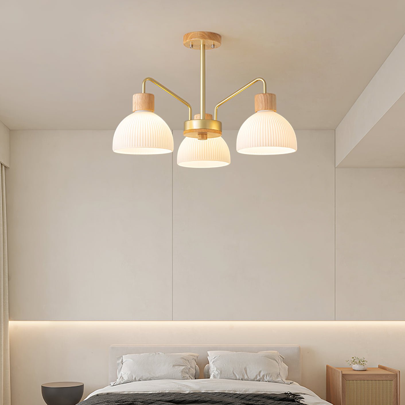 Ribbed Chandelier - Lumpaz