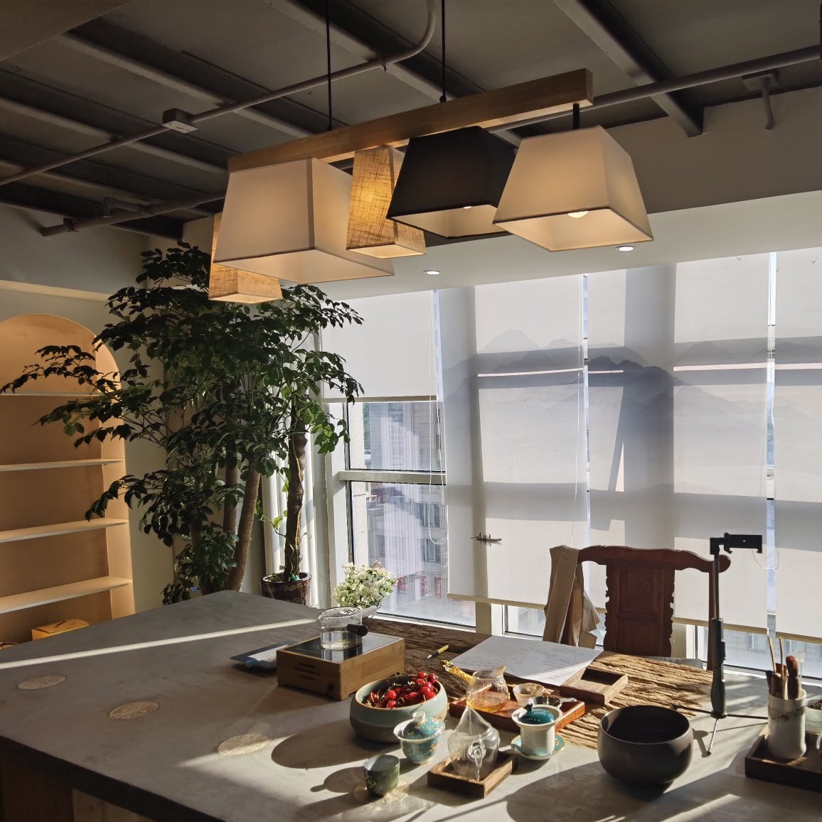 Lindby Wooden Chandelier - Lumpaz