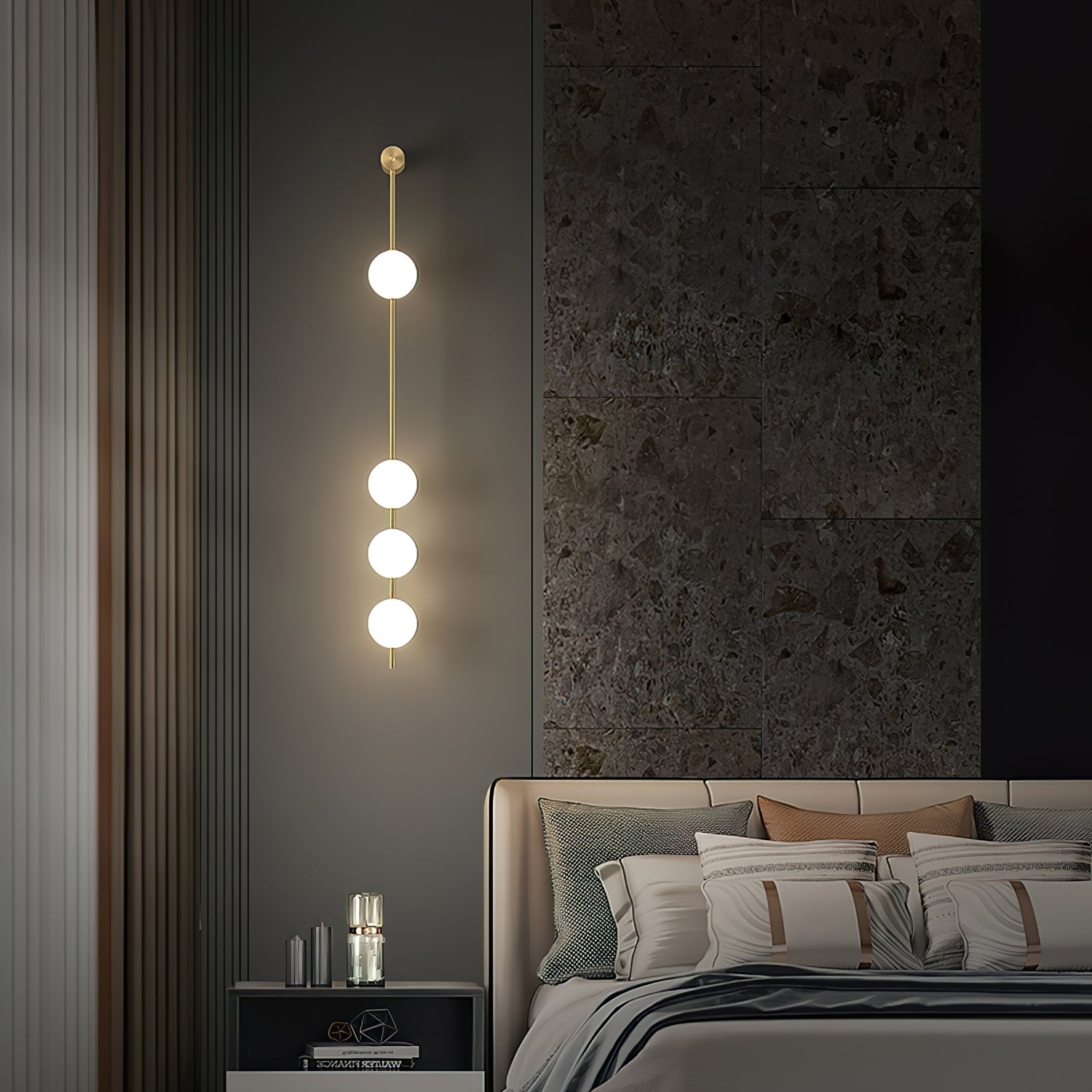 Vertical Balls Wall Lamp - Lumpaz