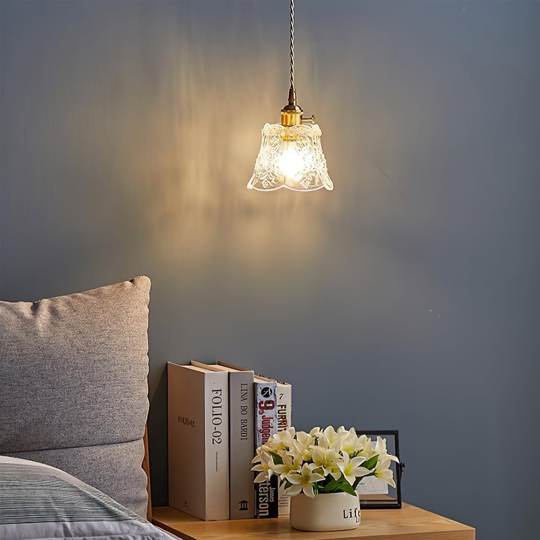 Flower Glass Pendant Lamp - Lumpaz
