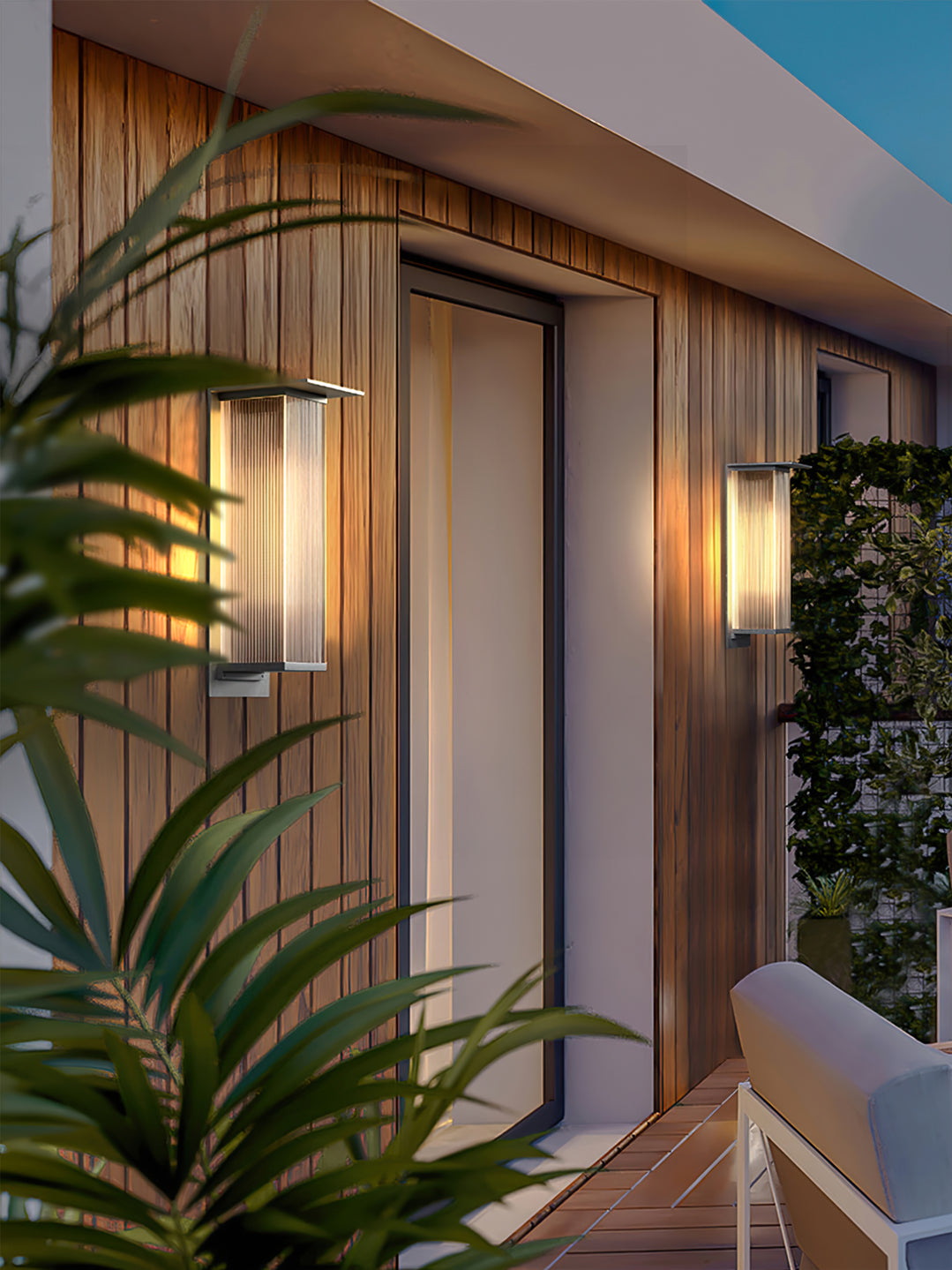 Oleron Box Outdoor Wall Lamp - Lumpaz