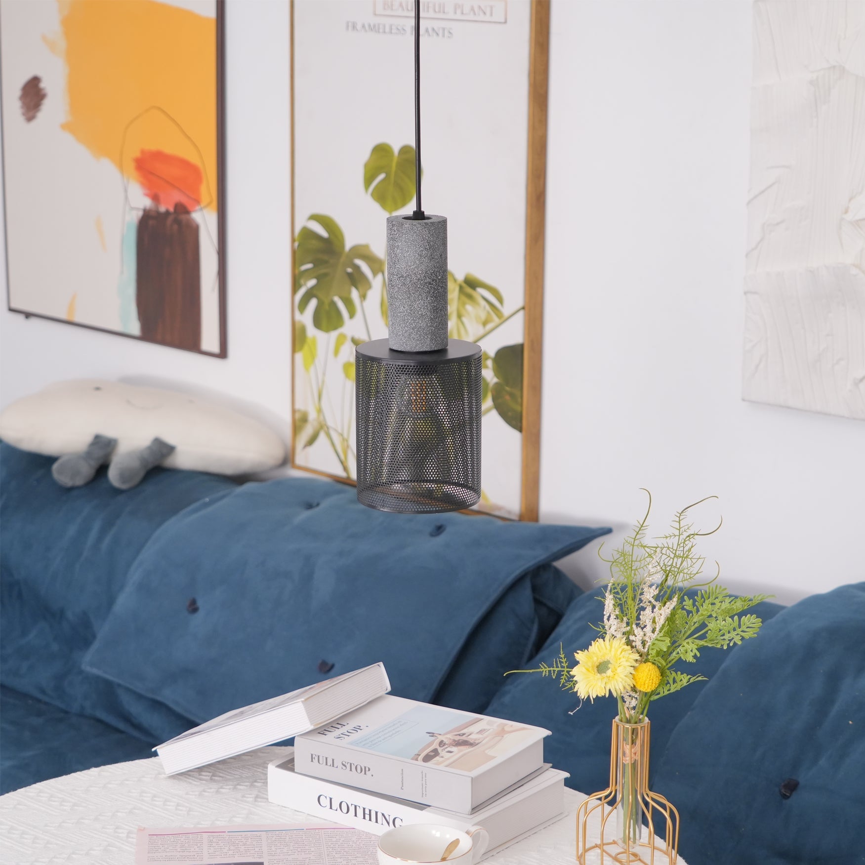 Concrete Industry Pendant Lamp - Lumpaz