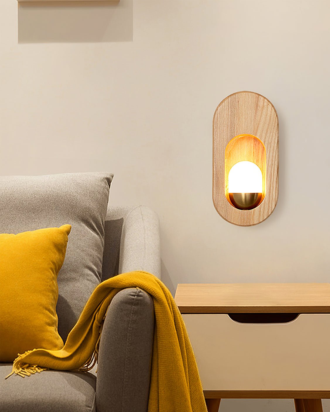 Egg Chaymae Wall Lamp - Lumpaz