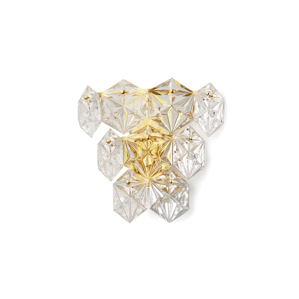 Snowflake Glass Wall Lamp - Lumpaz