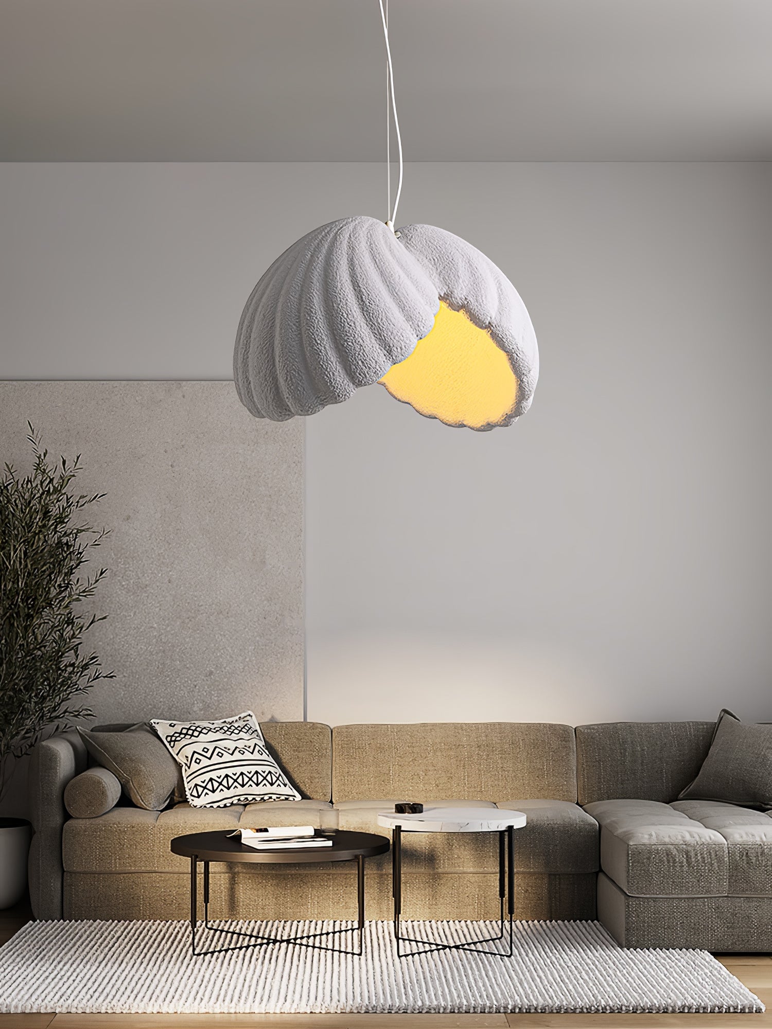 Wabi Sabi Resin Pendant Lamp - Lumpaz