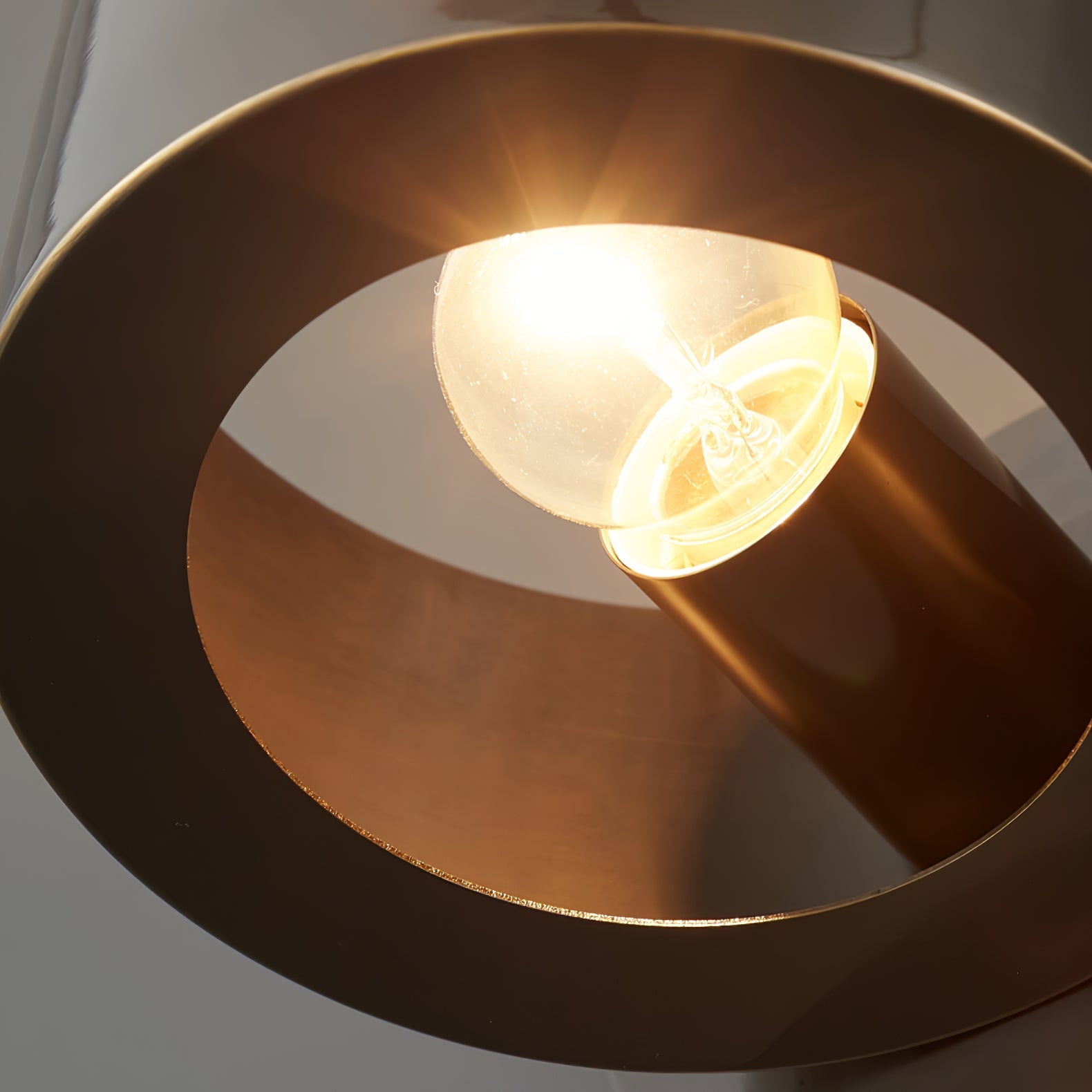 Brass Drum Wall Lamp - Lumpaz