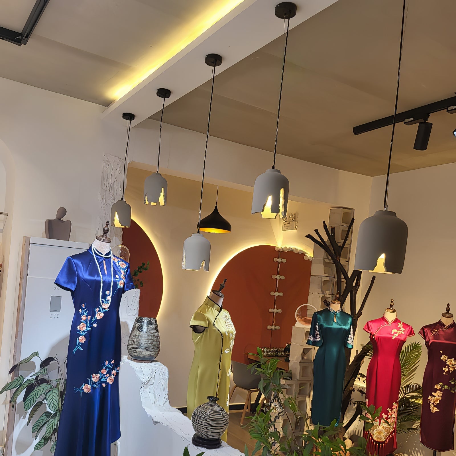 Cement Hanging Lamp - Lumpaz