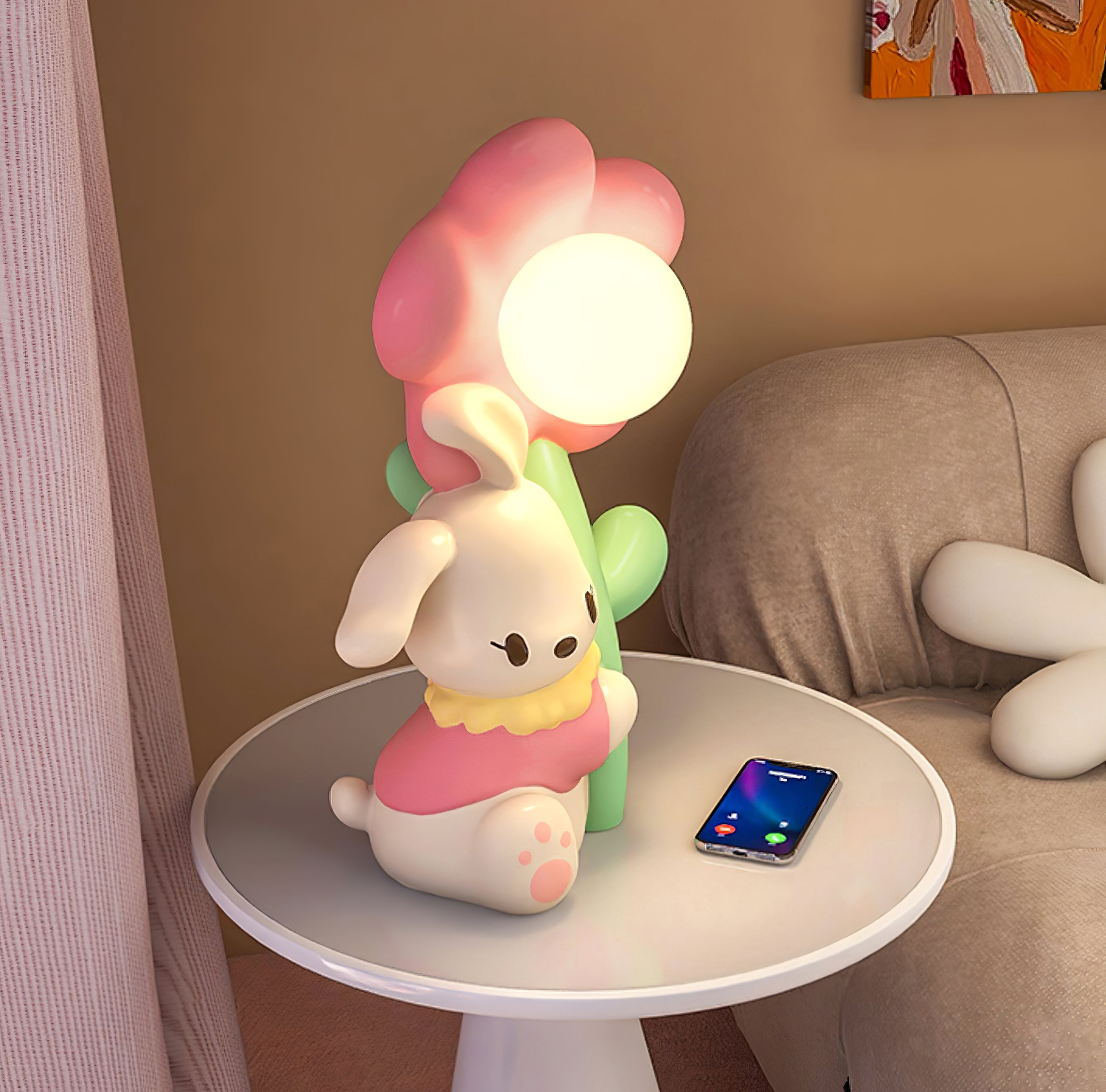 Bunny Flower Table Lamp - Lumpaz