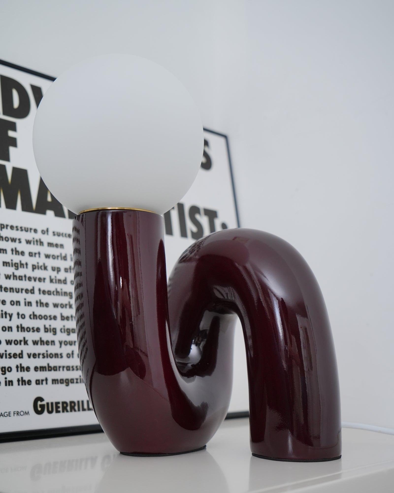 Spiral Glass Table Lamp - Lumpaz