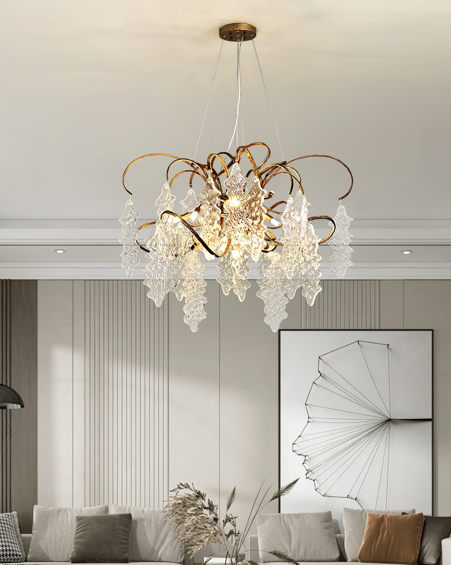 Niagara Round Chandelier - Lumpaz