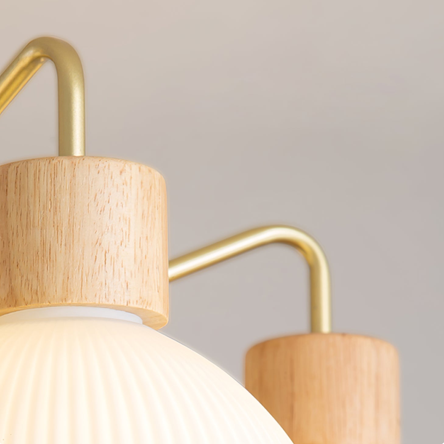 Ribbed Chandelier - Lumpaz
