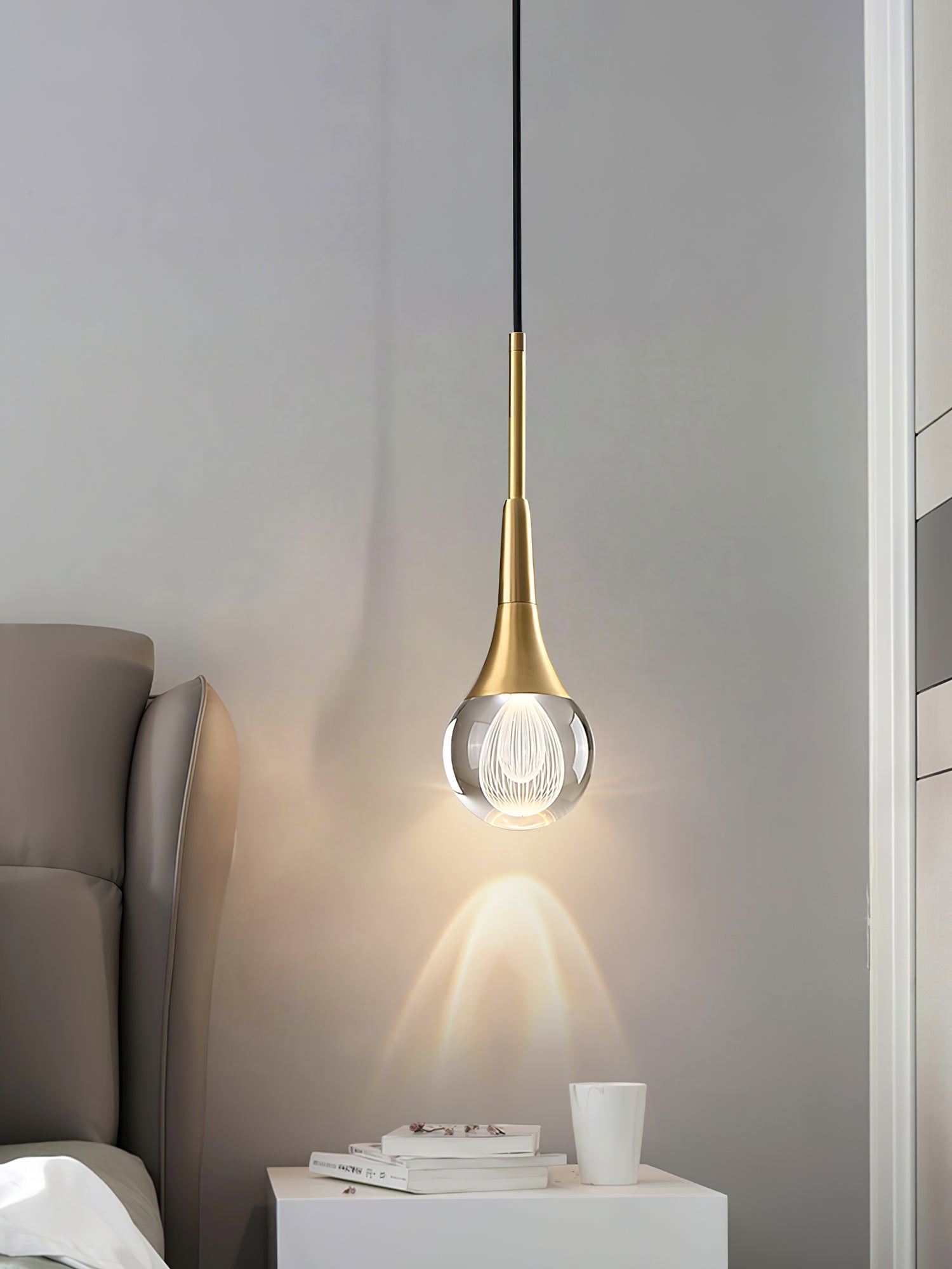 Teardrop Crystal Pendant Light - Lumpaz