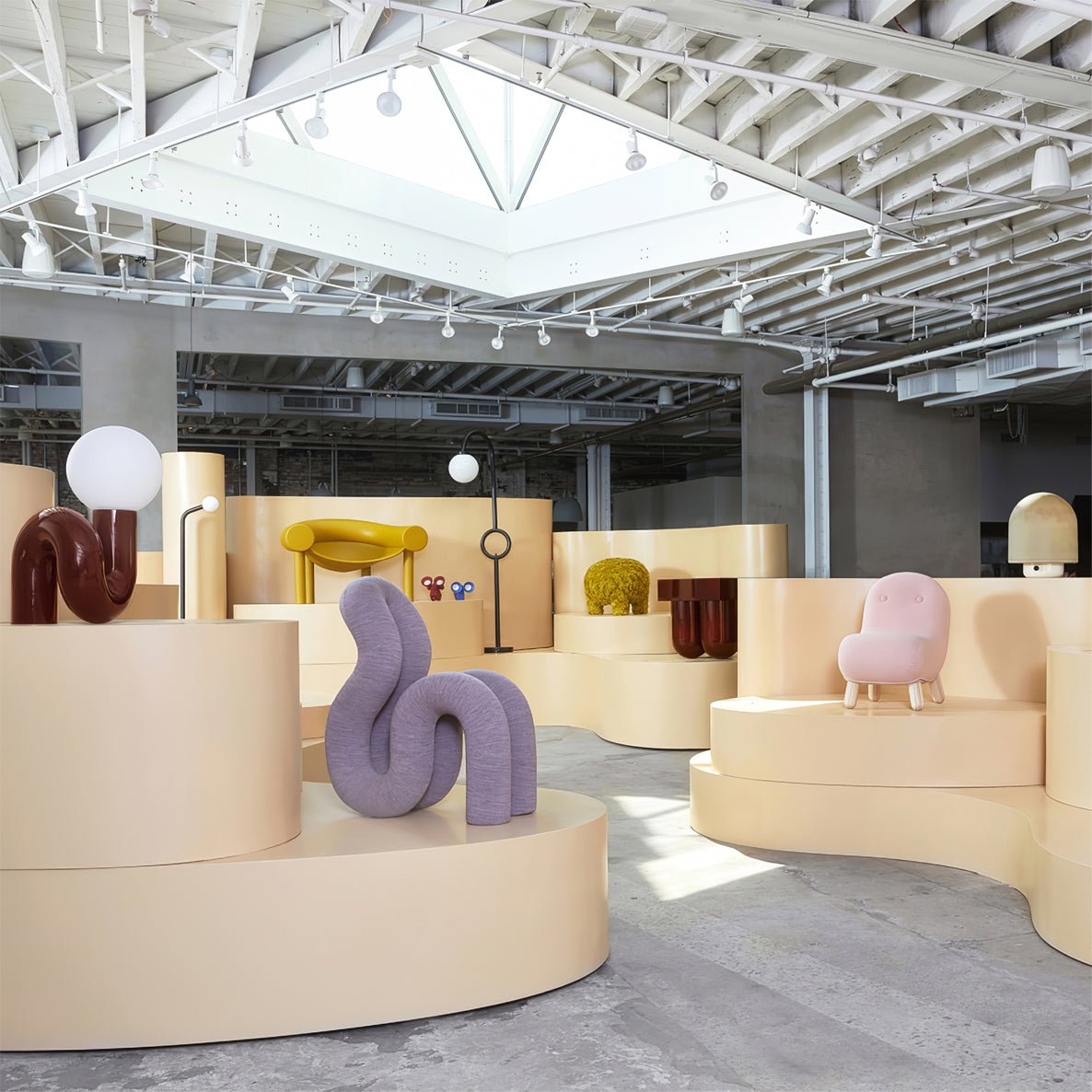 Spiral Glass Table Lamp - Lumpaz