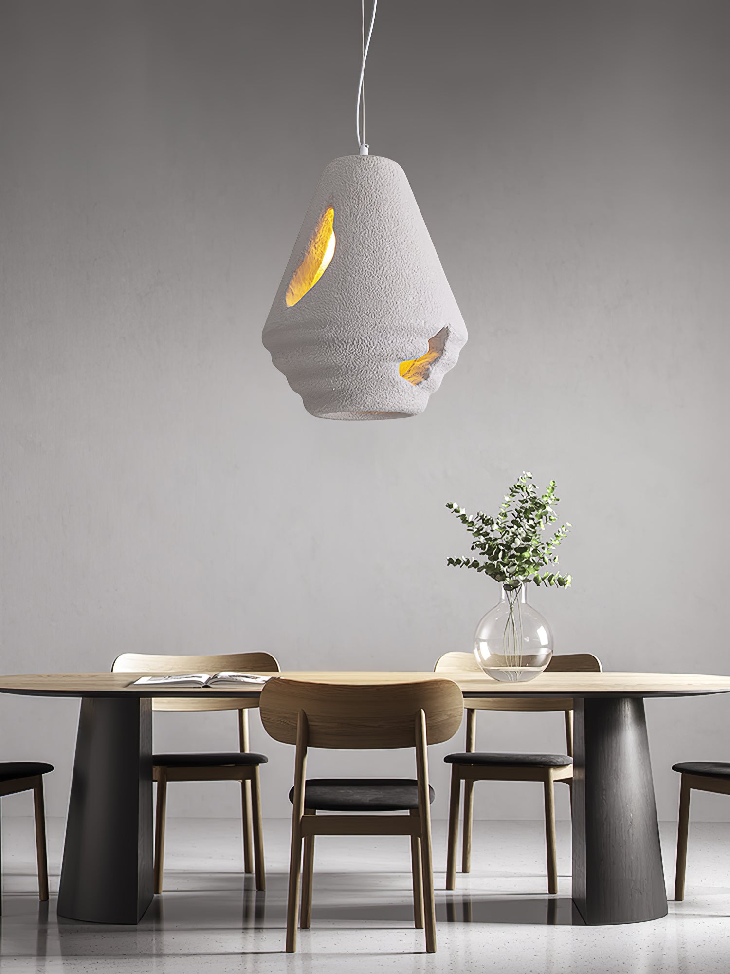 Wabi Sabi Resin Pendant Lamp - Lumpaz