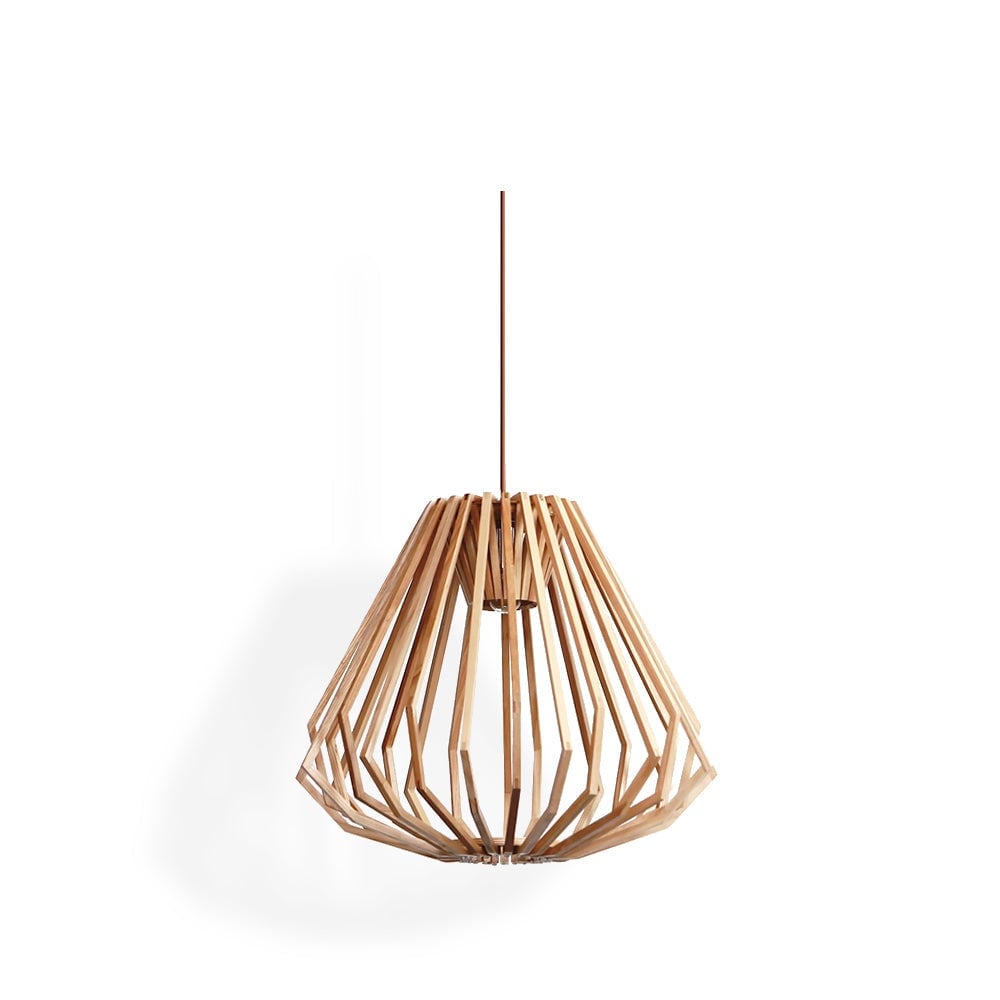 Wood Cage Pendant Lamp - Lumpaz