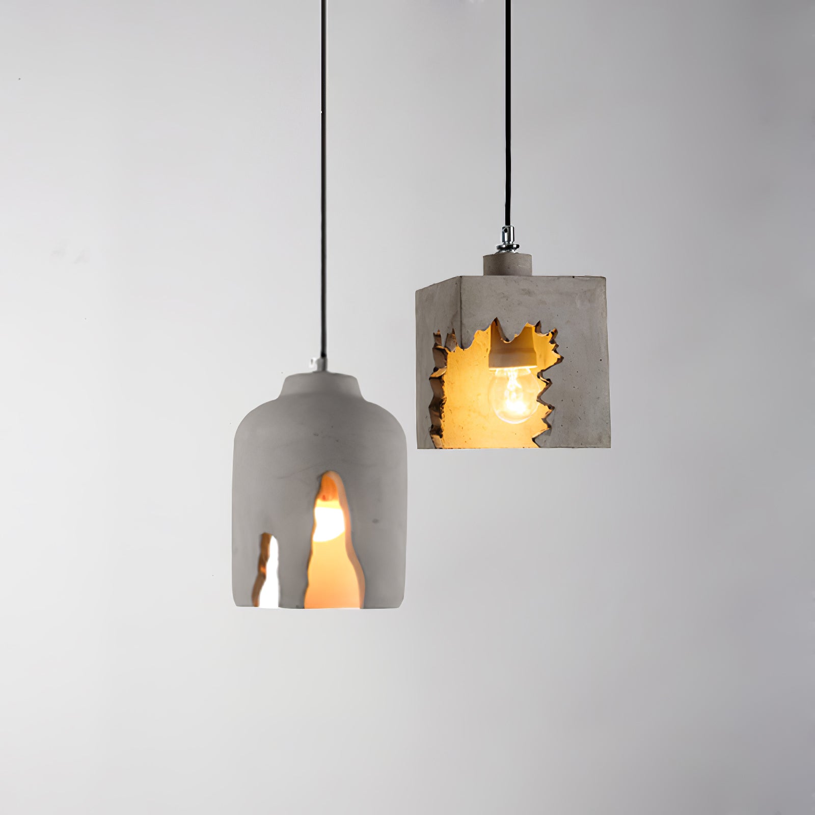 Cement Hanging Lamp - Lumpaz
