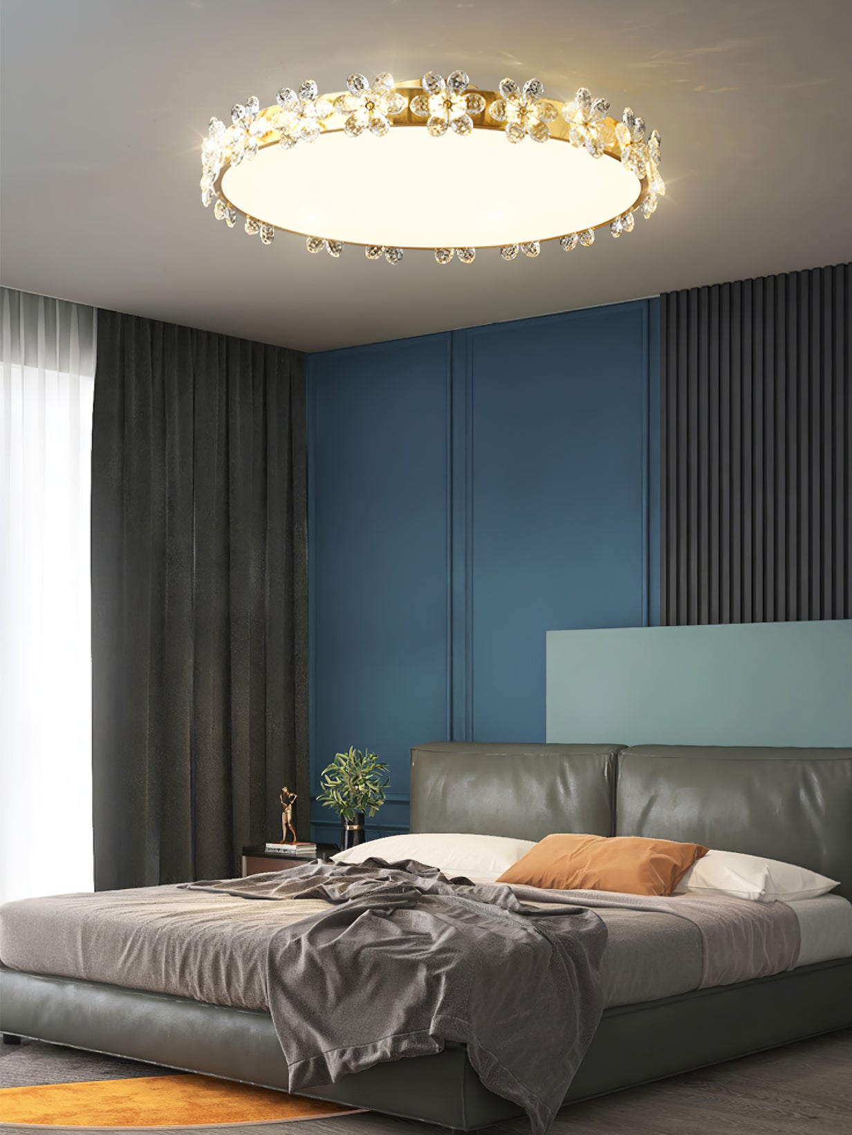 Petal Crystal Ceiling Lamp - Lumpaz