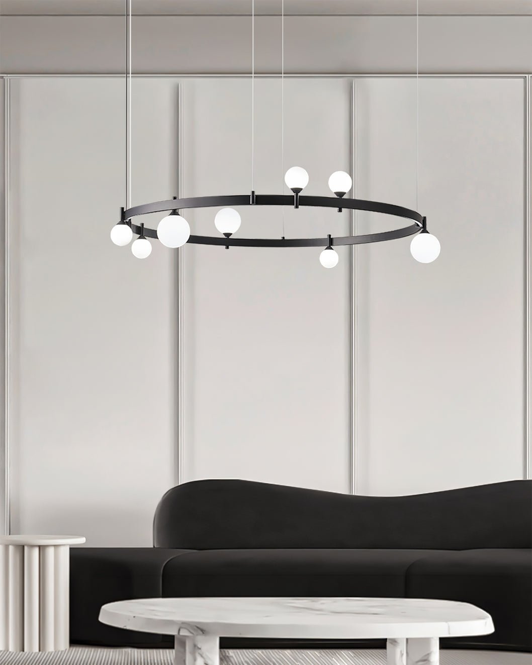 Stant Circular Chandelier - Lumpaz