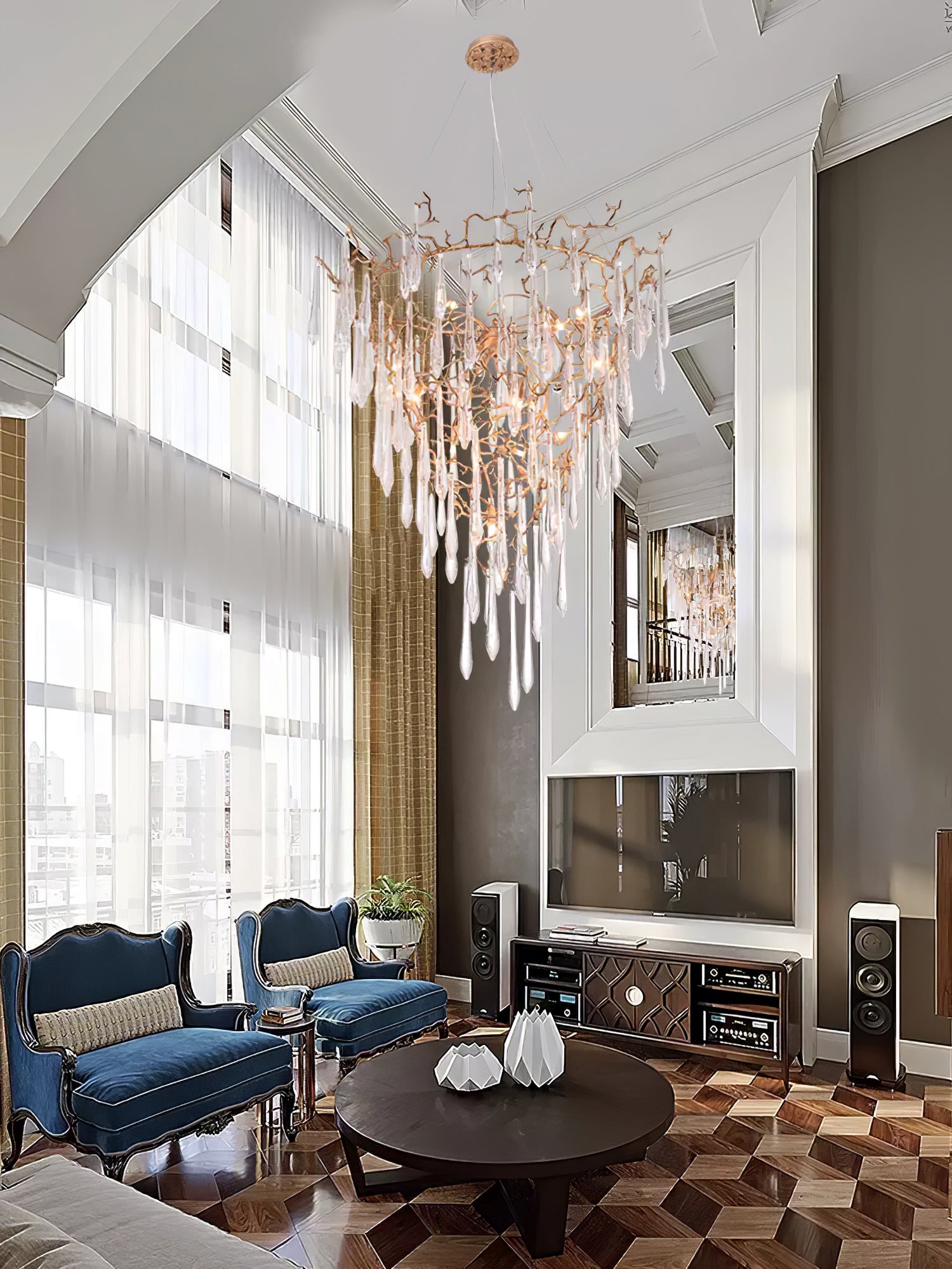 Aqua Parable Chandeliers - Lumpaz
