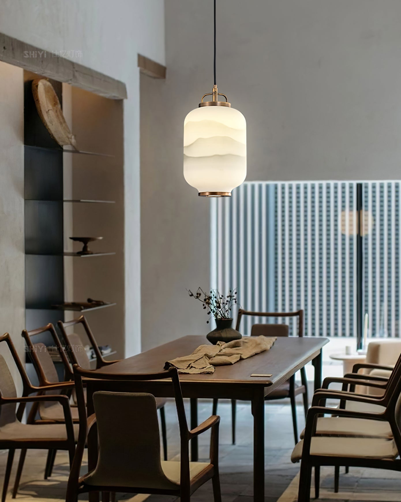 Ezio Tall Mini Glass Pendant Lamp - Lumpaz