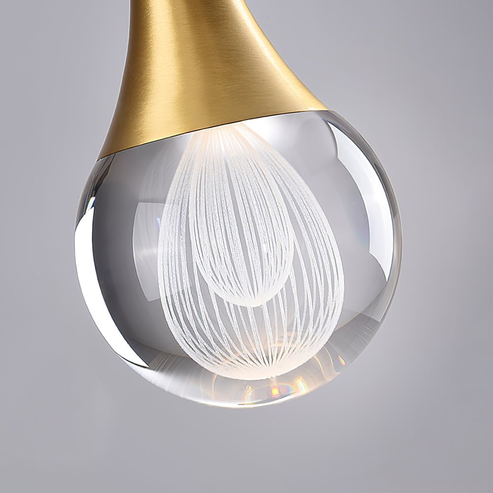 Teardrop Crystal Pendant Light - Lumpaz
