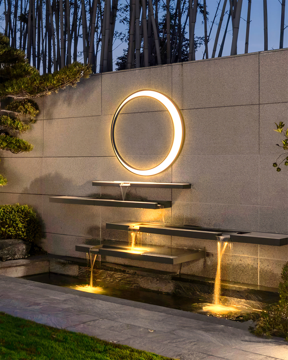 Moon Outdoor Wall Lamp - Lumpaz