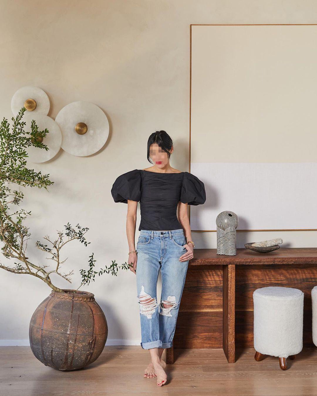 Round Alabaster Wall Lamp - Lumpaz