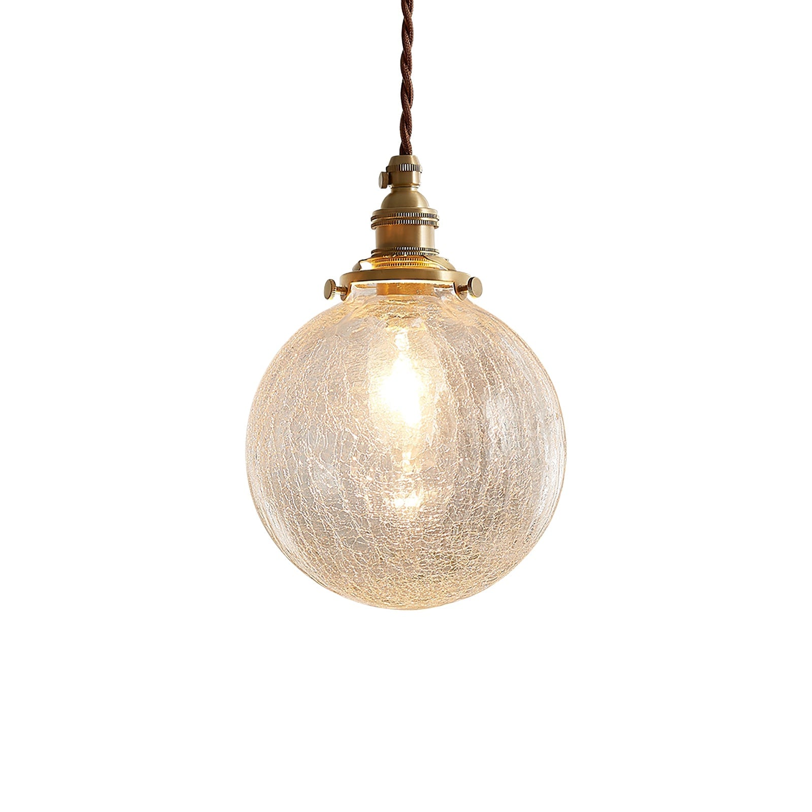 Crackle Glass Pendant Light - Lumpaz