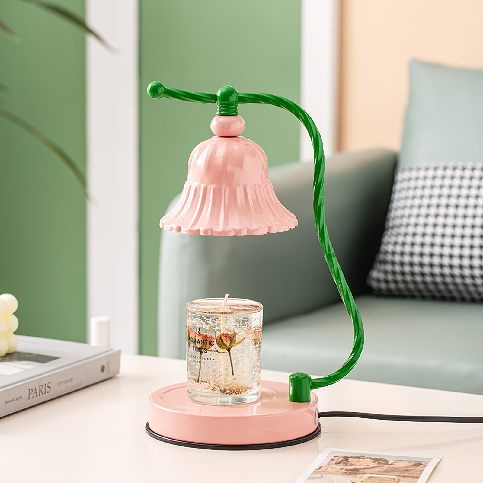 Pink Candle Table Lamp - Lumpaz