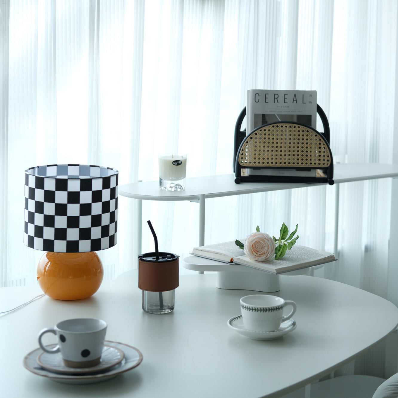 Checkerboard Table Lamp - Lumpaz