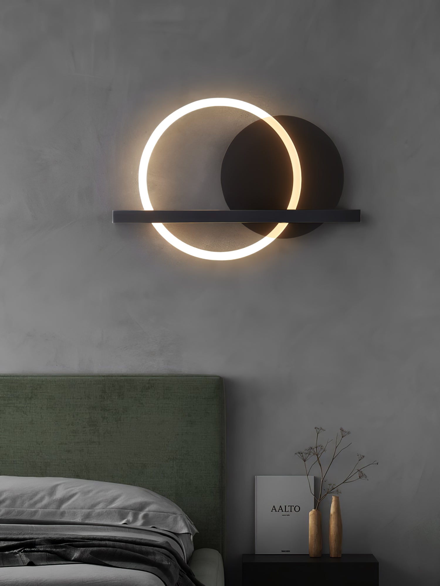 Round Cut Wall Lamp - Lumpaz