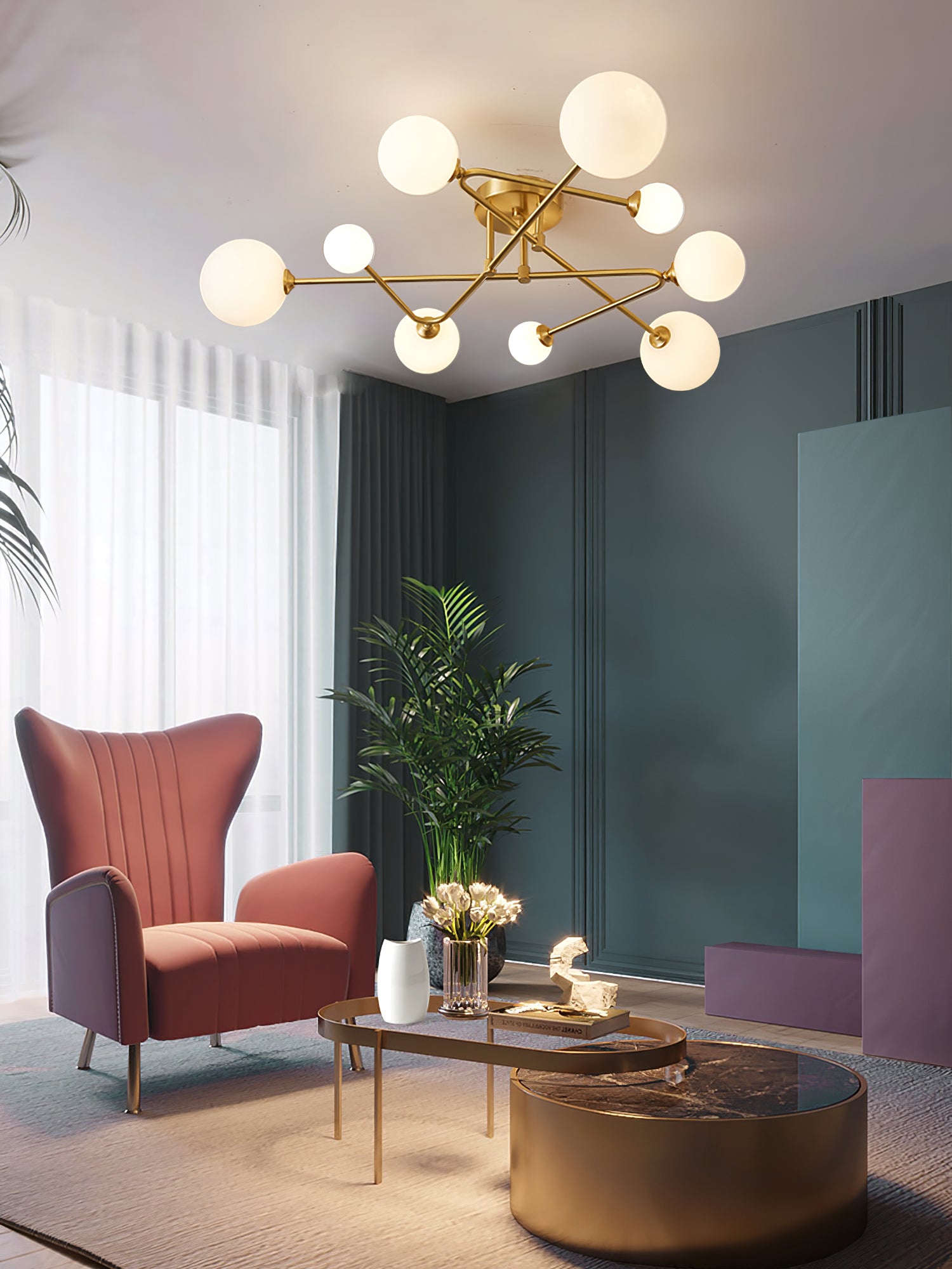 Sputnik Ceiling Lamp - Lumpaz