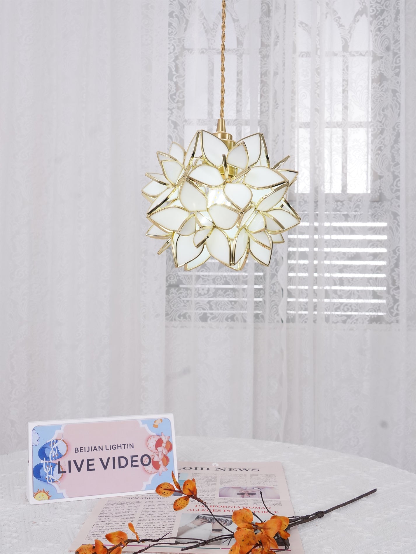 Capiz Pendant Lamp - Lumpaz