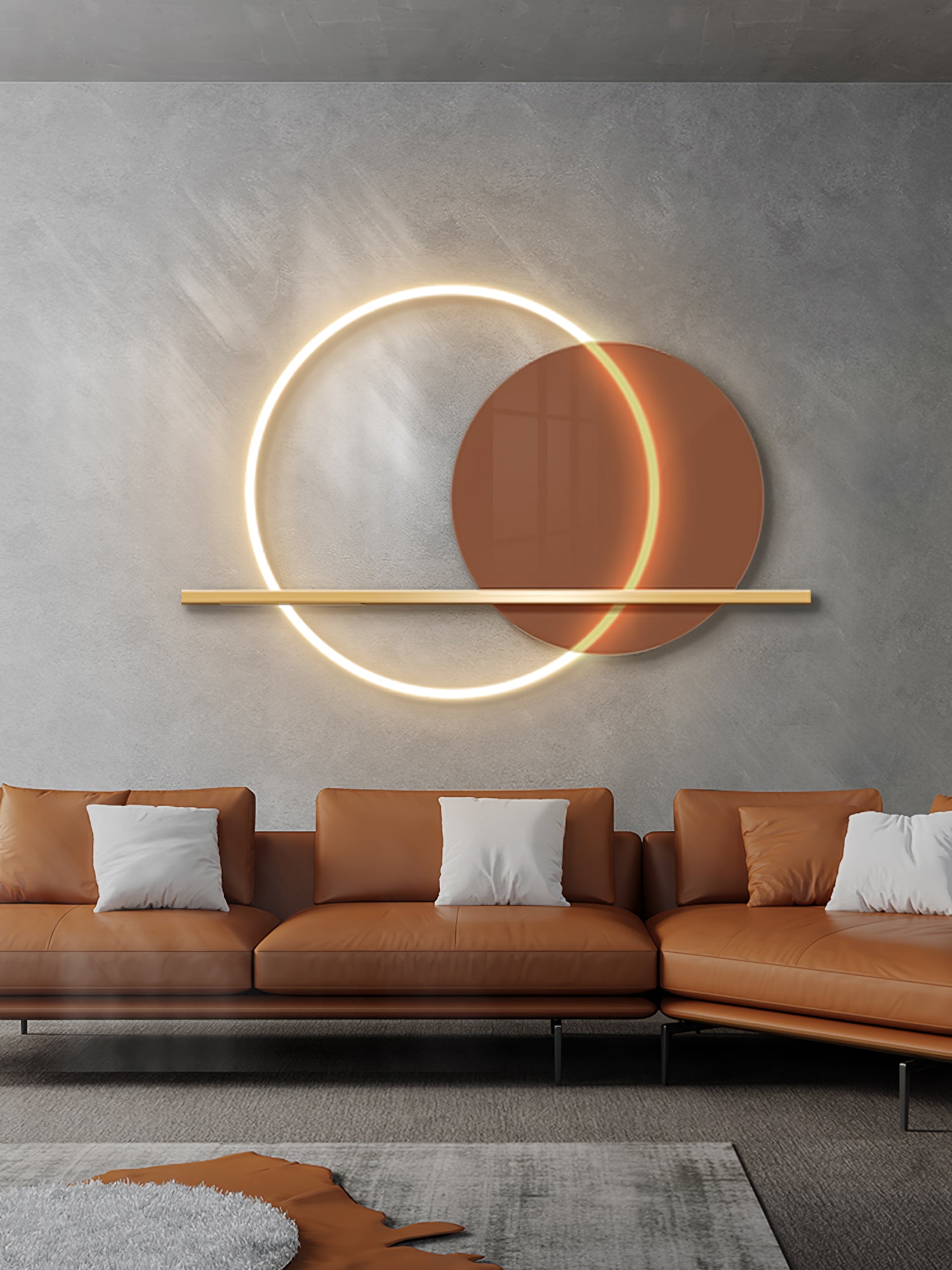 Round Cut Wall Lamp - Lumpaz