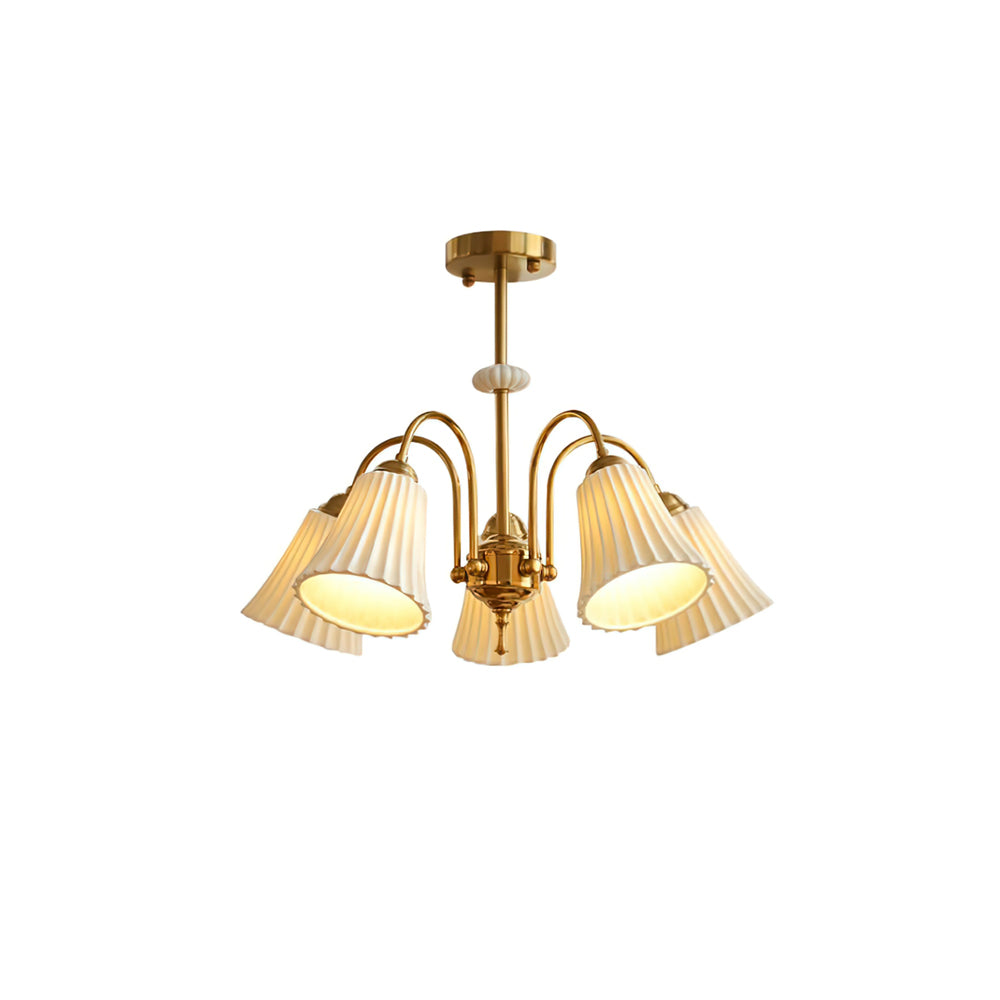 Asea Brass Chandelier - Lumpaz