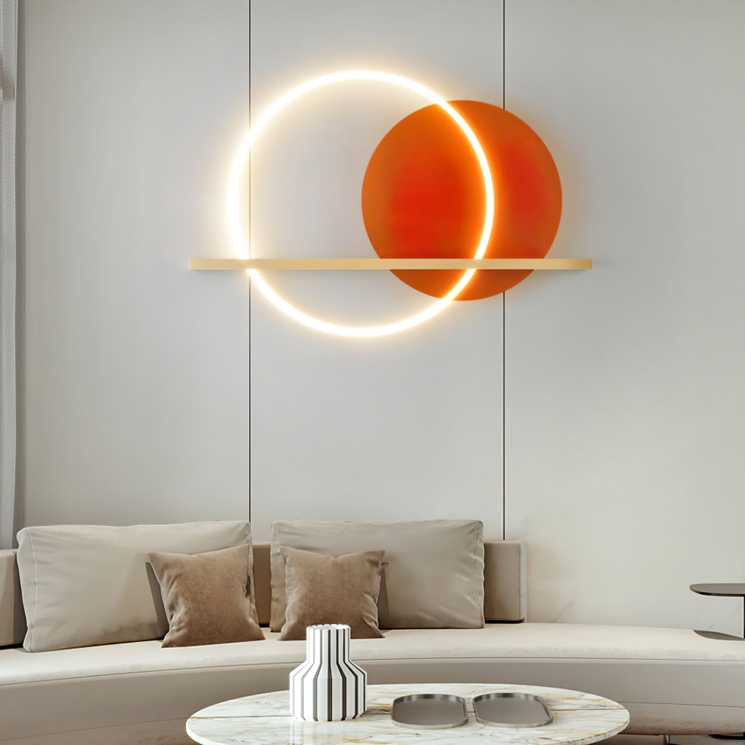 Round Cut Wall Lamp - Lumpaz