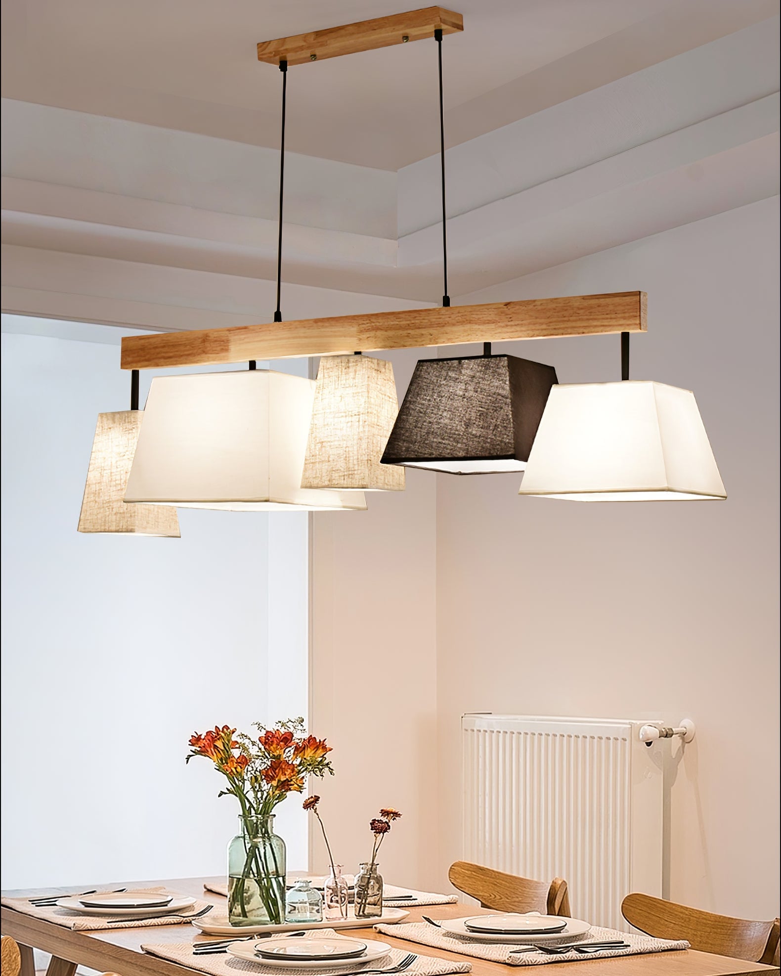 Lindby Wooden Chandelier - Lumpaz