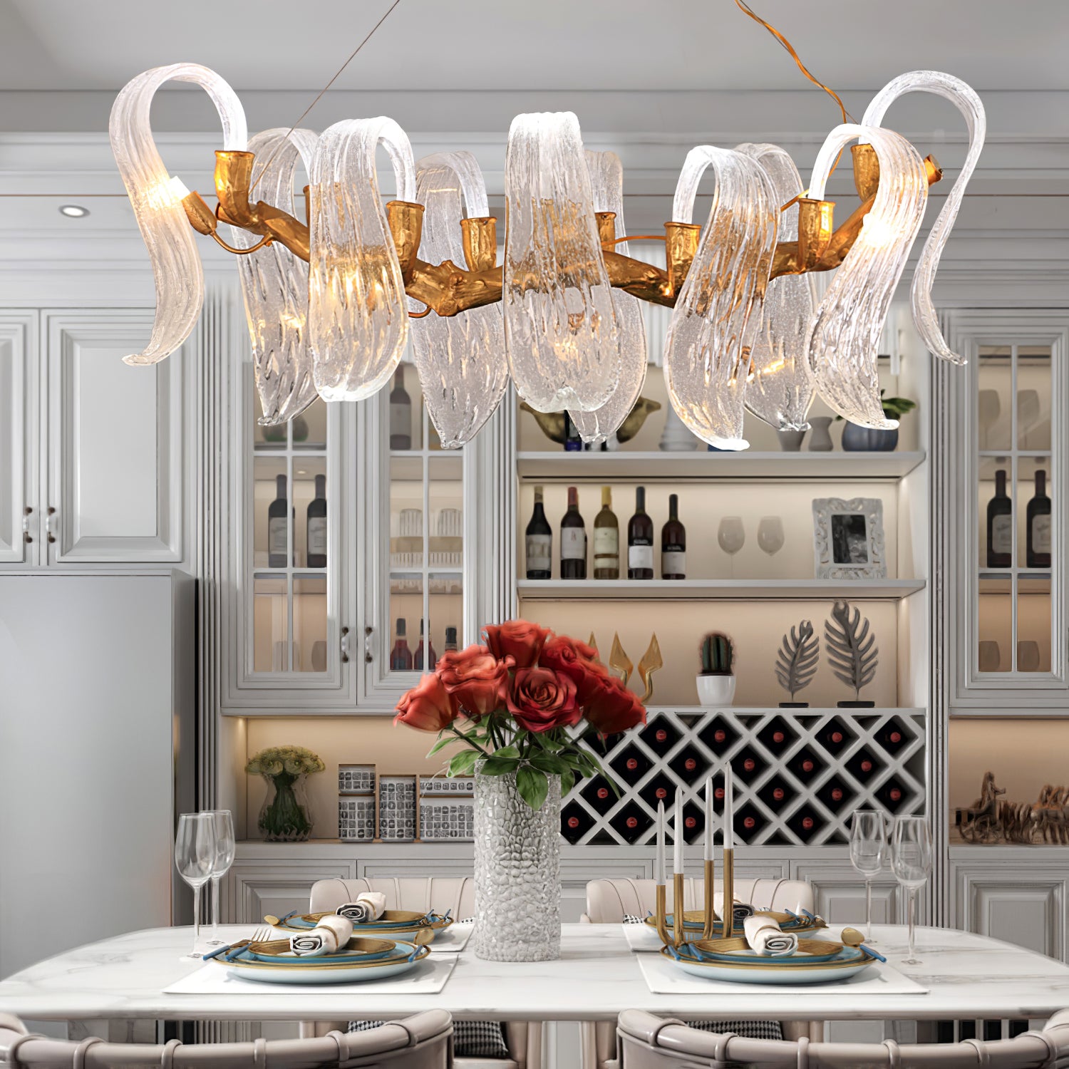 Icarus Wings Horizontal Chandelier - Lumpaz